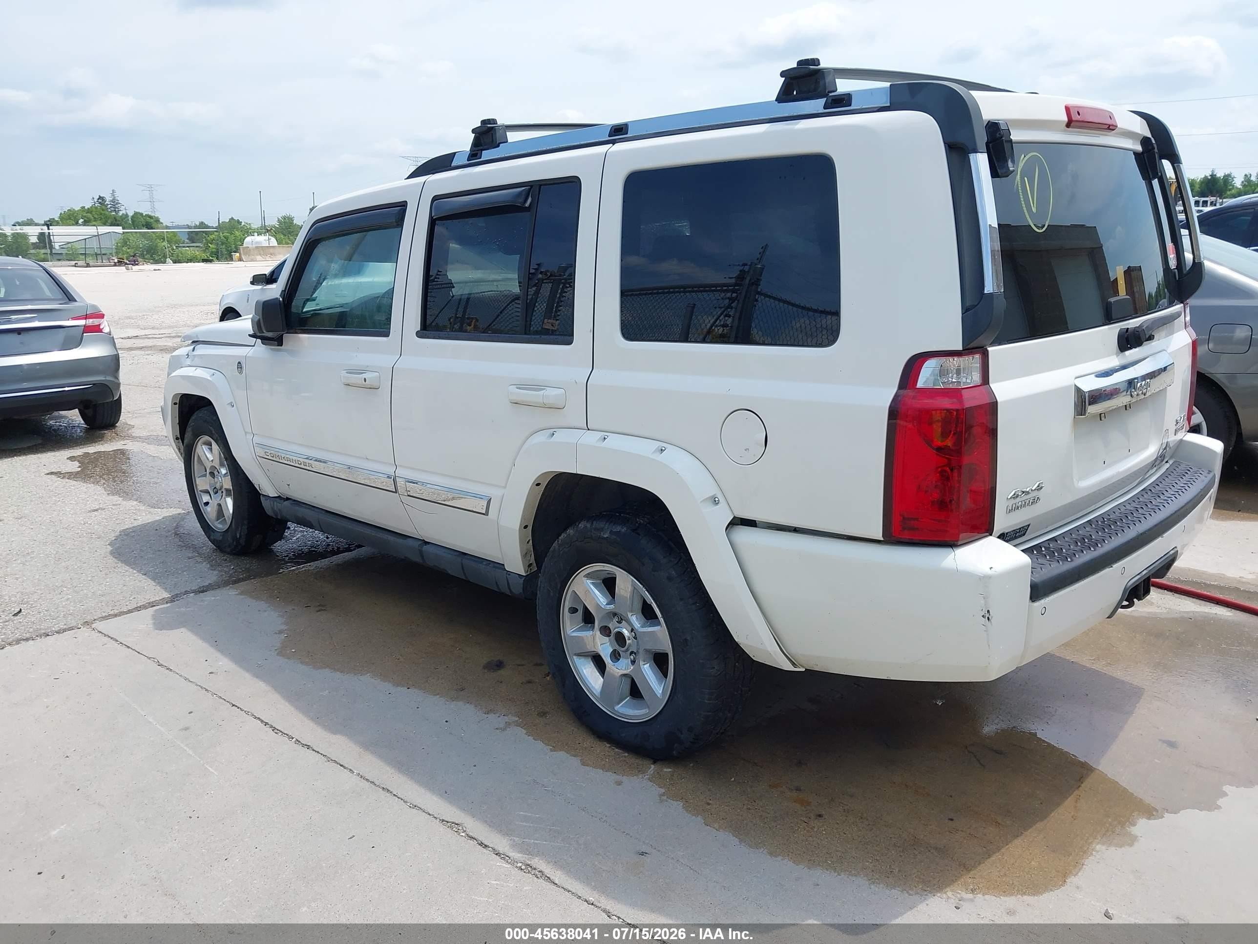 2006 Jeep Commander Limited Белый vin: 1J8HG58276C170180