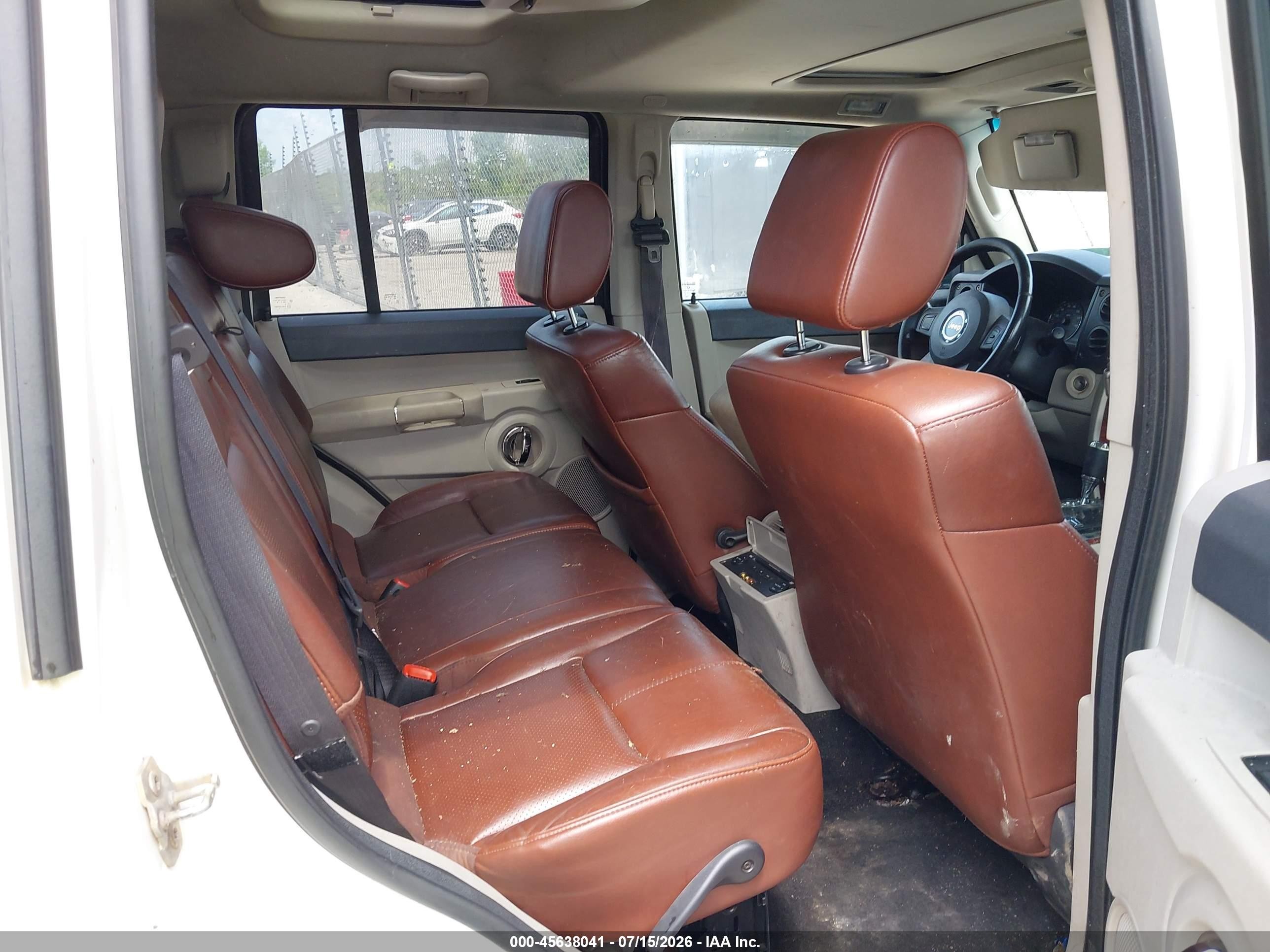 2006 Jeep Commander Limited Белый vin: 1J8HG58276C170180