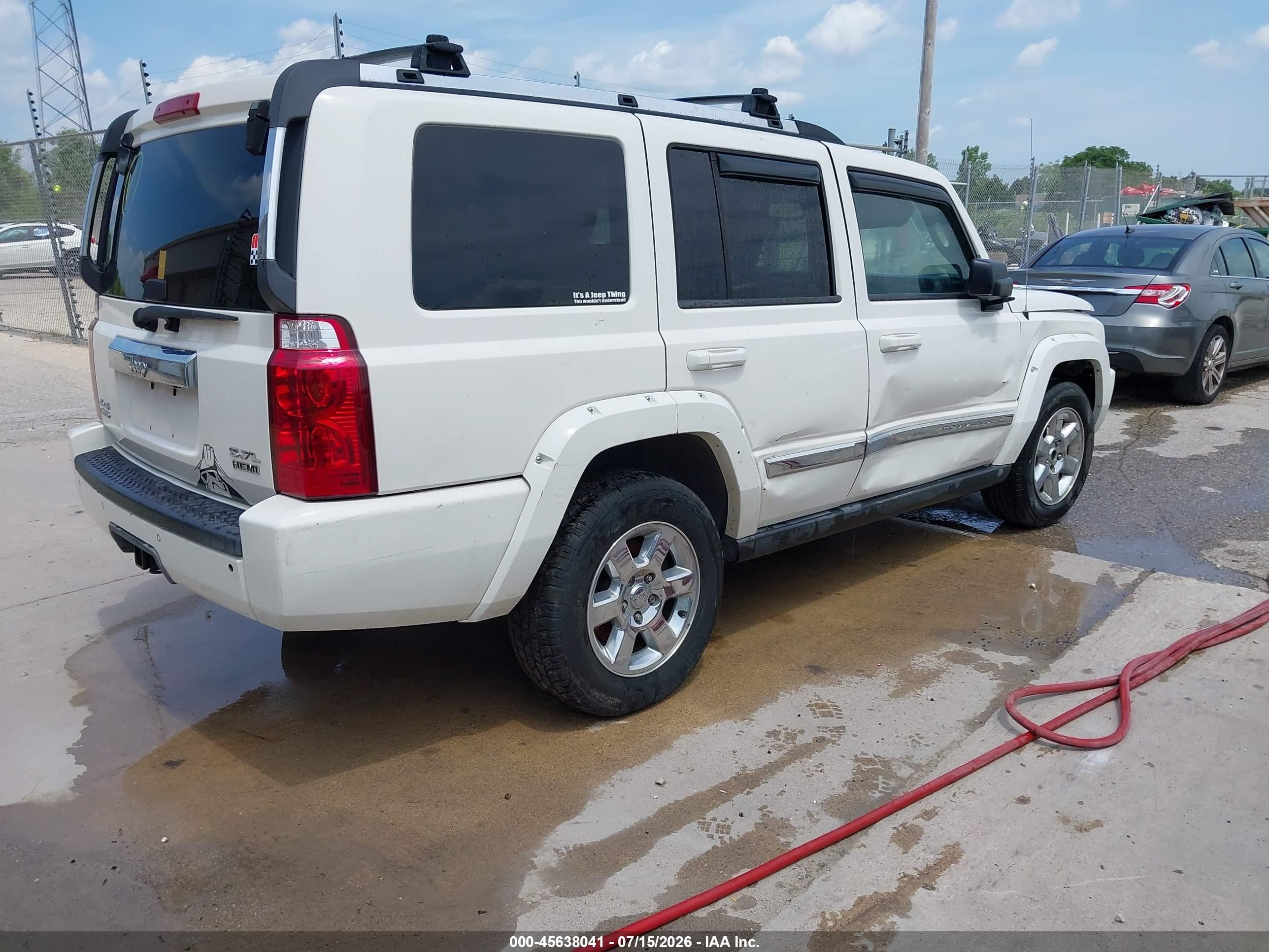 2006 Jeep Commander Limited Белый vin: 1J8HG58276C170180