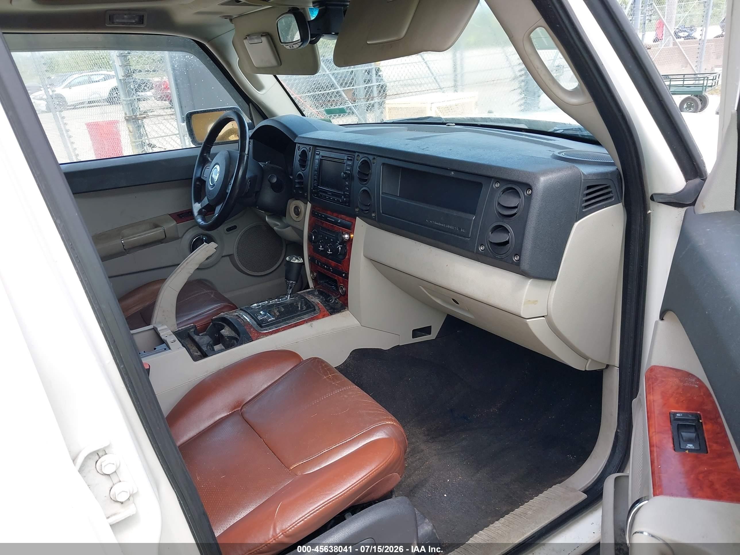 2006 Jeep Commander Limited Белый vin: 1J8HG58276C170180