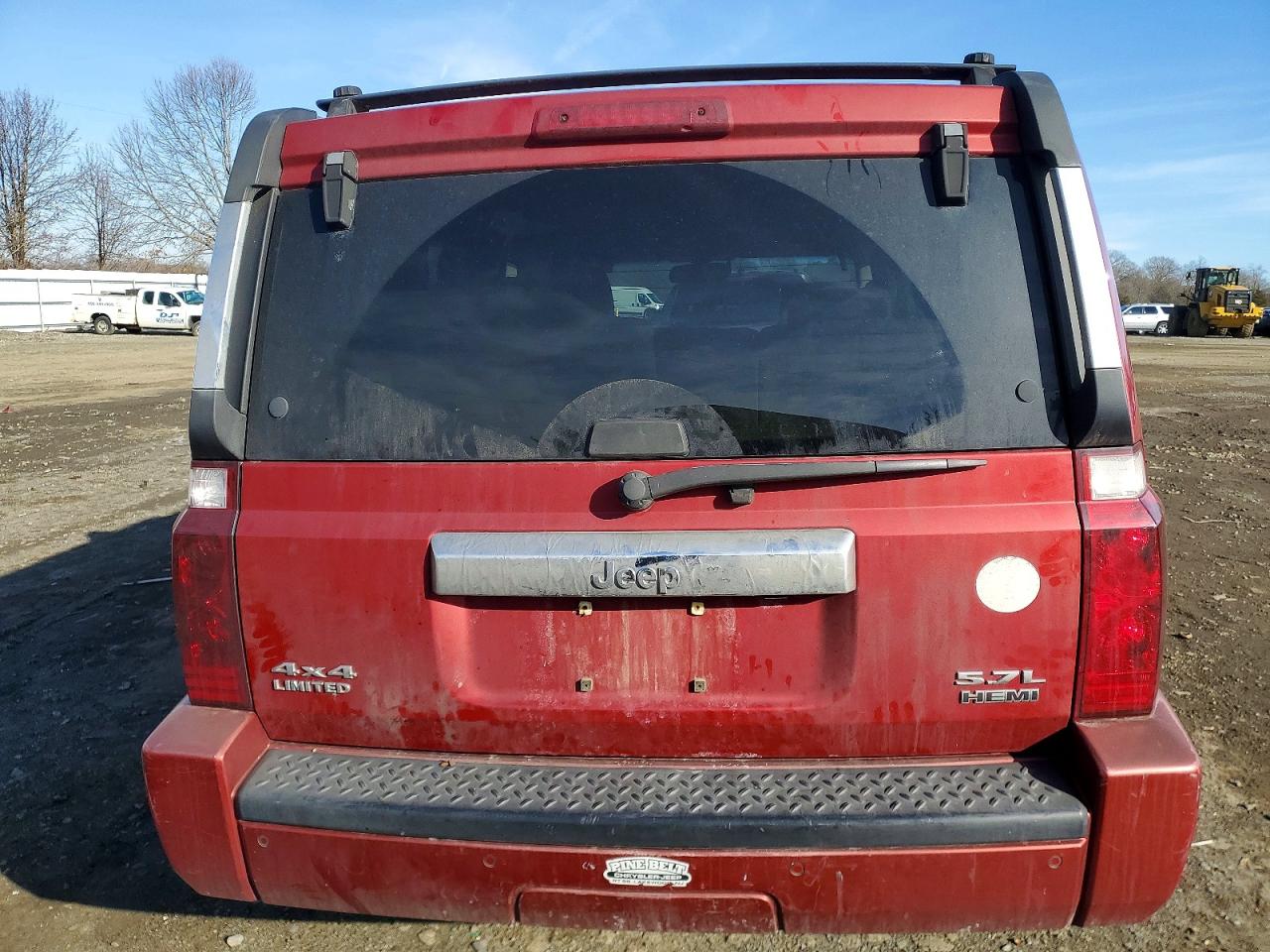 2006 Jeep Commander Limited Red vin: 1J8HG58286C337534