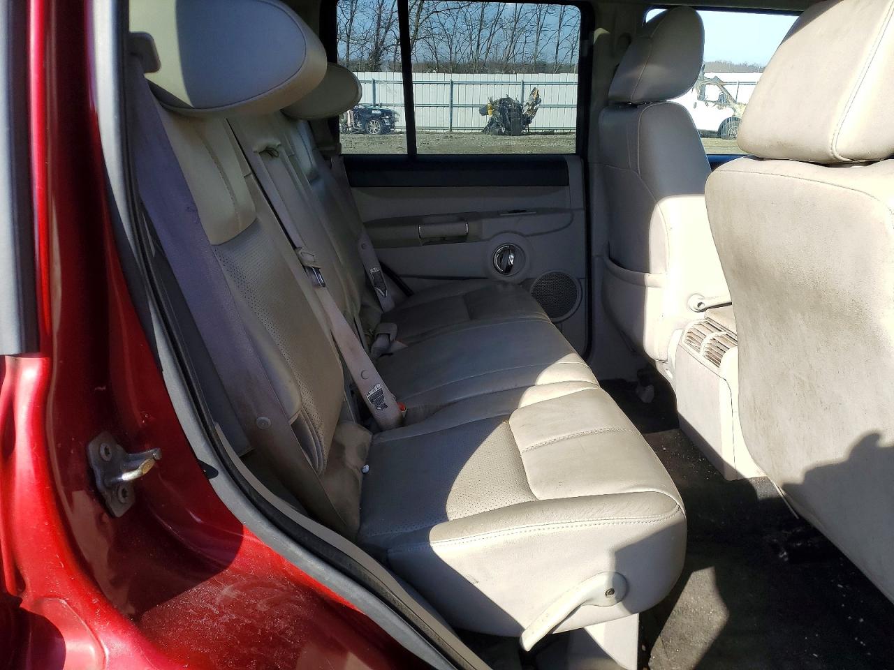 2006 Jeep Commander Limited Red vin: 1J8HG58286C337534