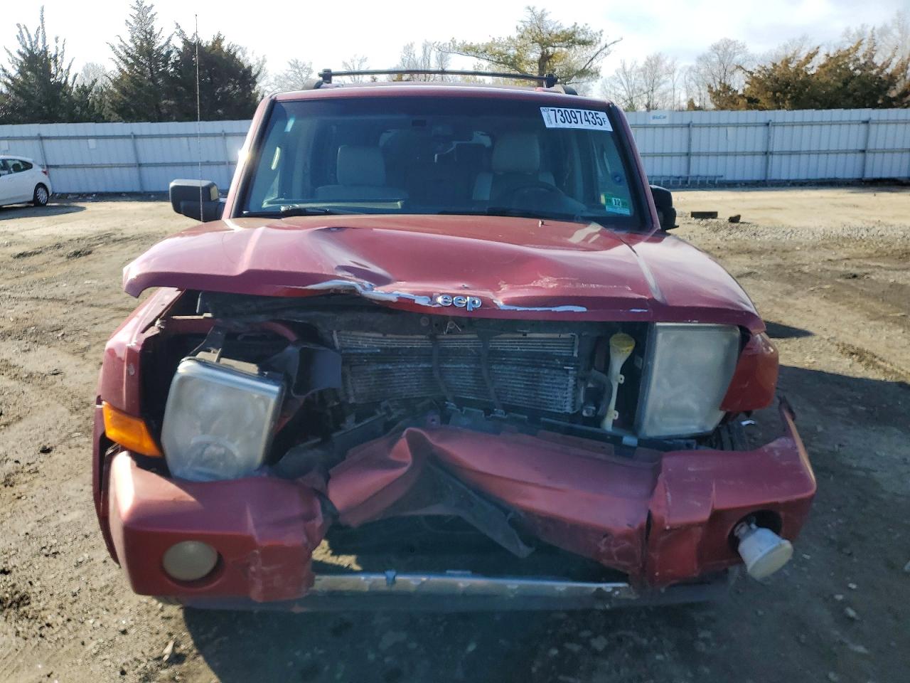 2006 Jeep Commander Limited Red vin: 1J8HG58286C337534