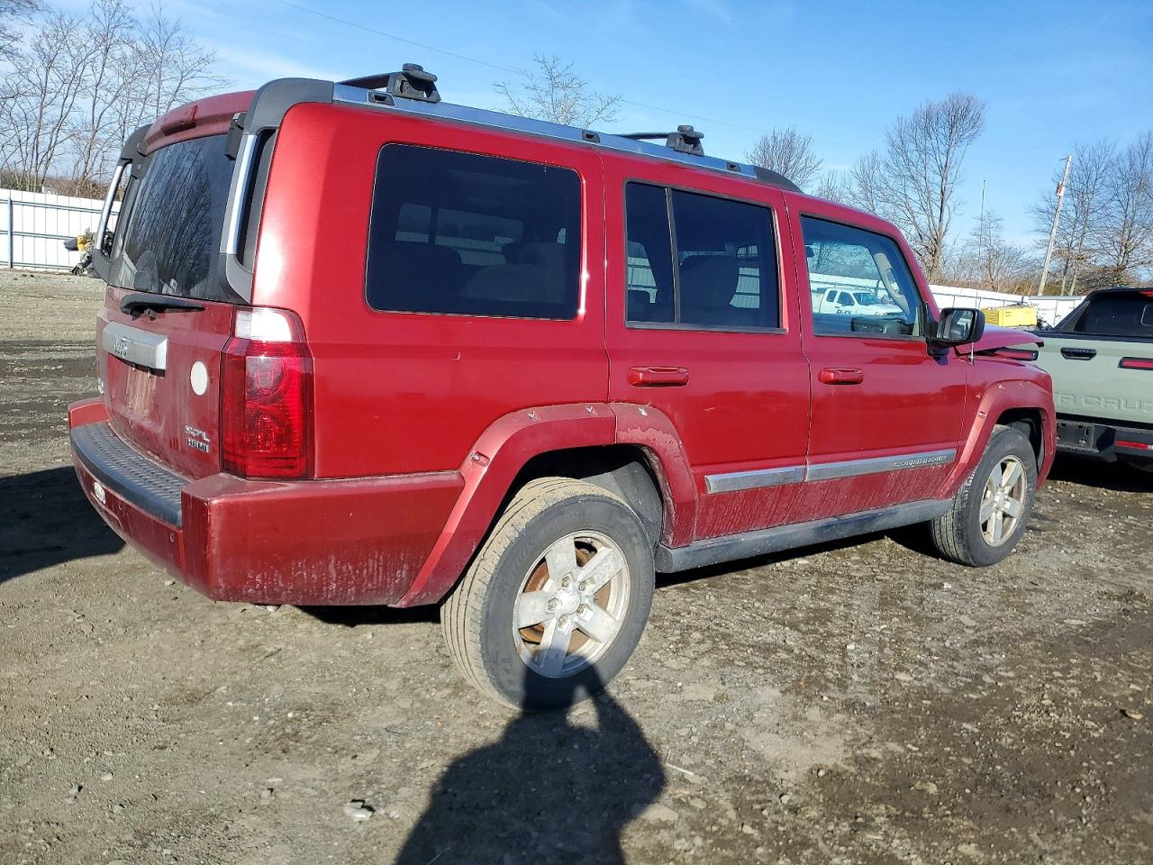 2006 Jeep Commander Limited Red vin: 1J8HG58286C337534