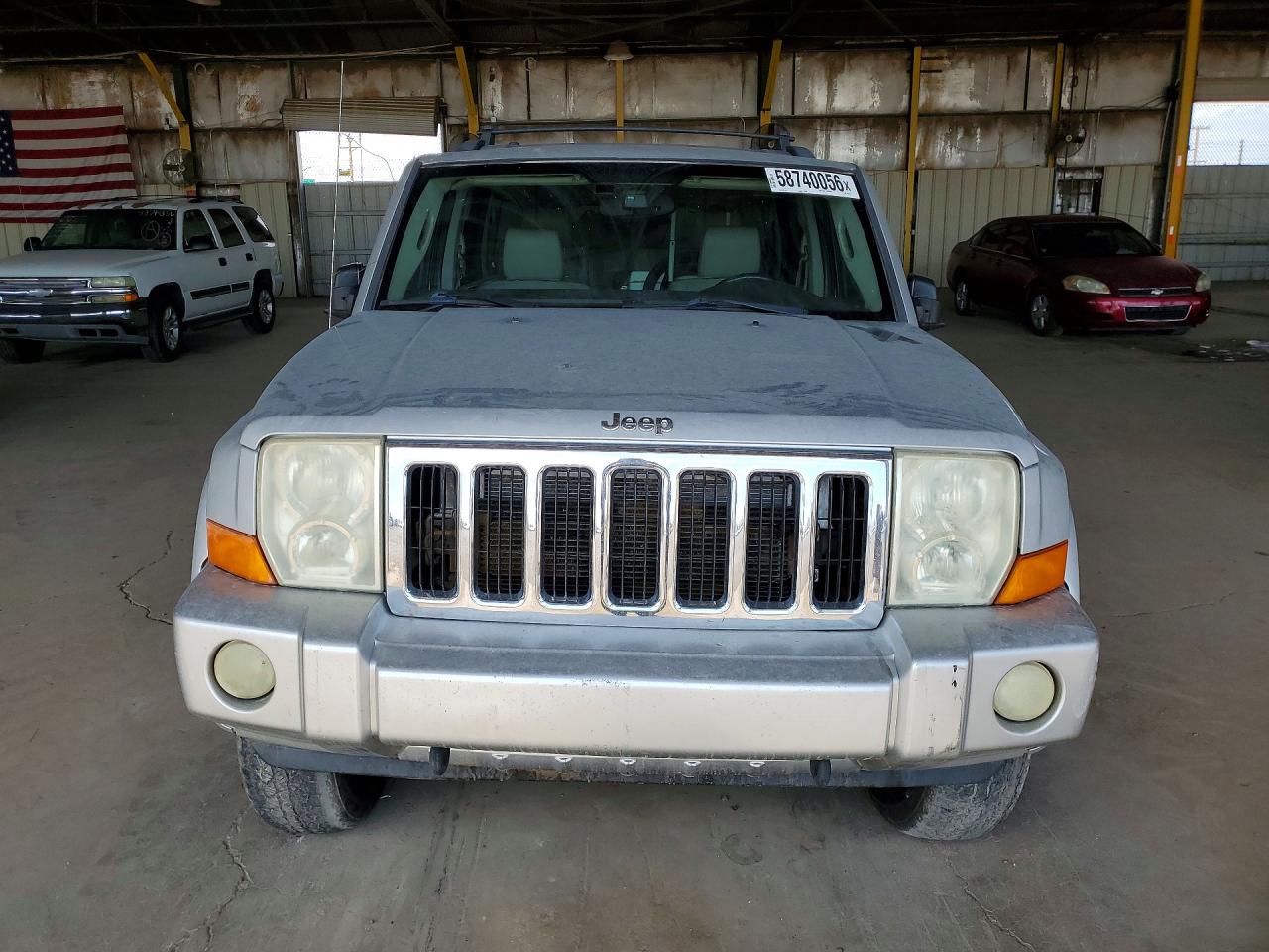 2007 Jeep Commander Limited Silver vin: 1J8HG58287C587177
