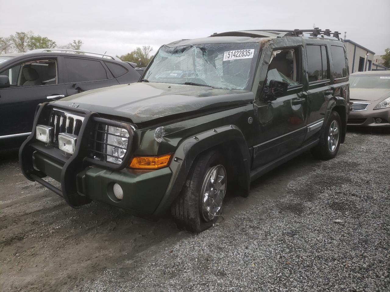 2006 Jeep Commander Limited Green vin: 1J8HG58296C297688