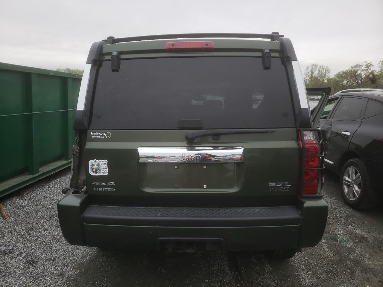 2006 Jeep Commander Limited Green vin: 1J8HG58296C297688