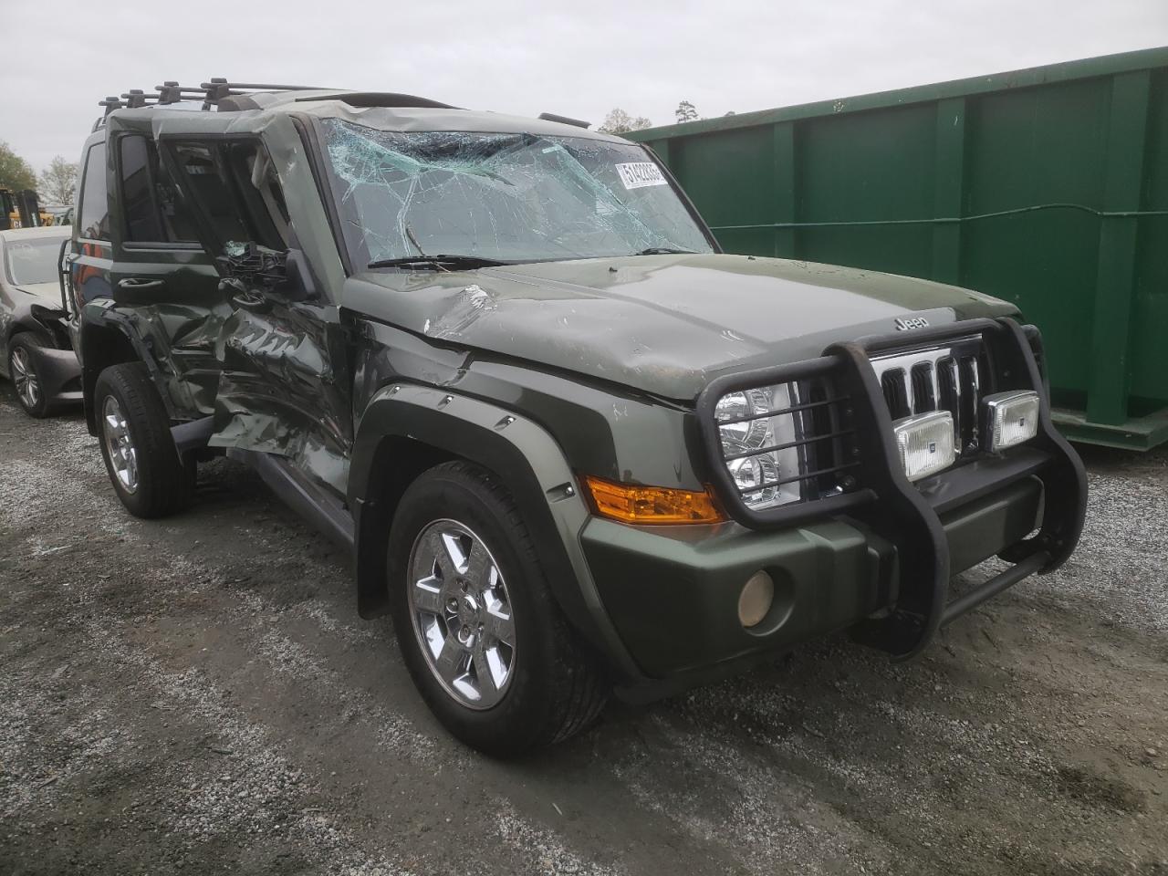 2006 Jeep Commander Limited Green vin: 1J8HG58296C297688