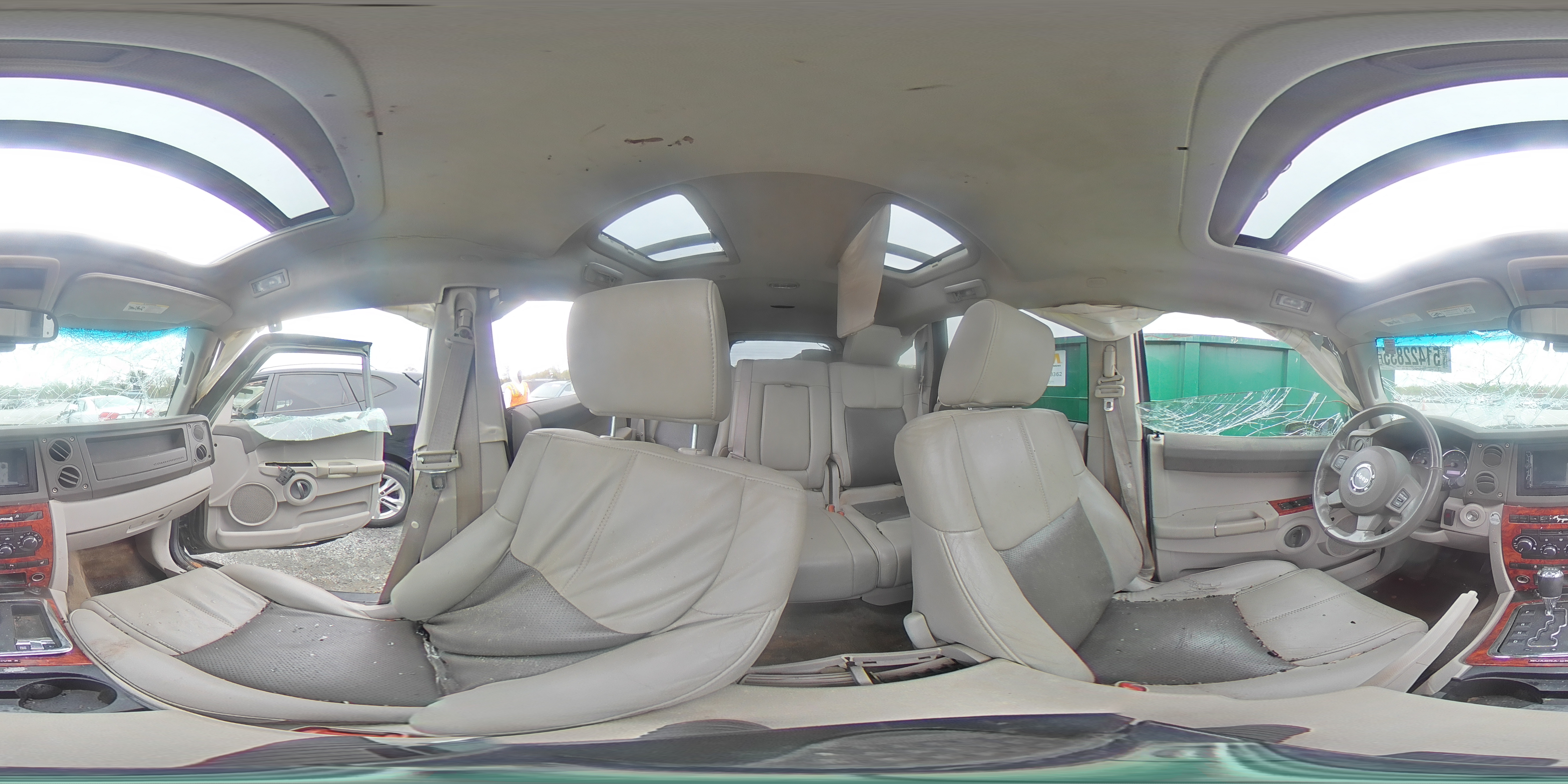 2006 Jeep Commander Limited Green vin: 1J8HG58296C297688