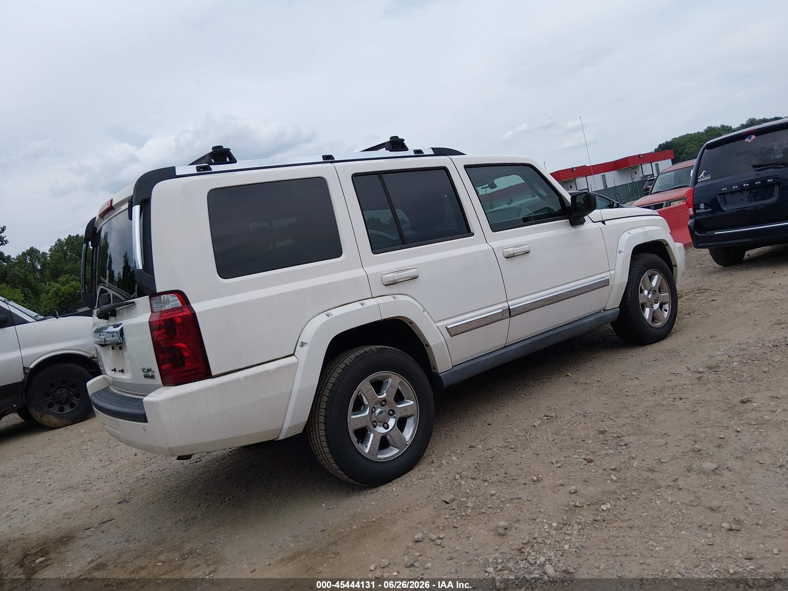 2006 Jeep Commander Limited White vin: 1J8HG58296C328003