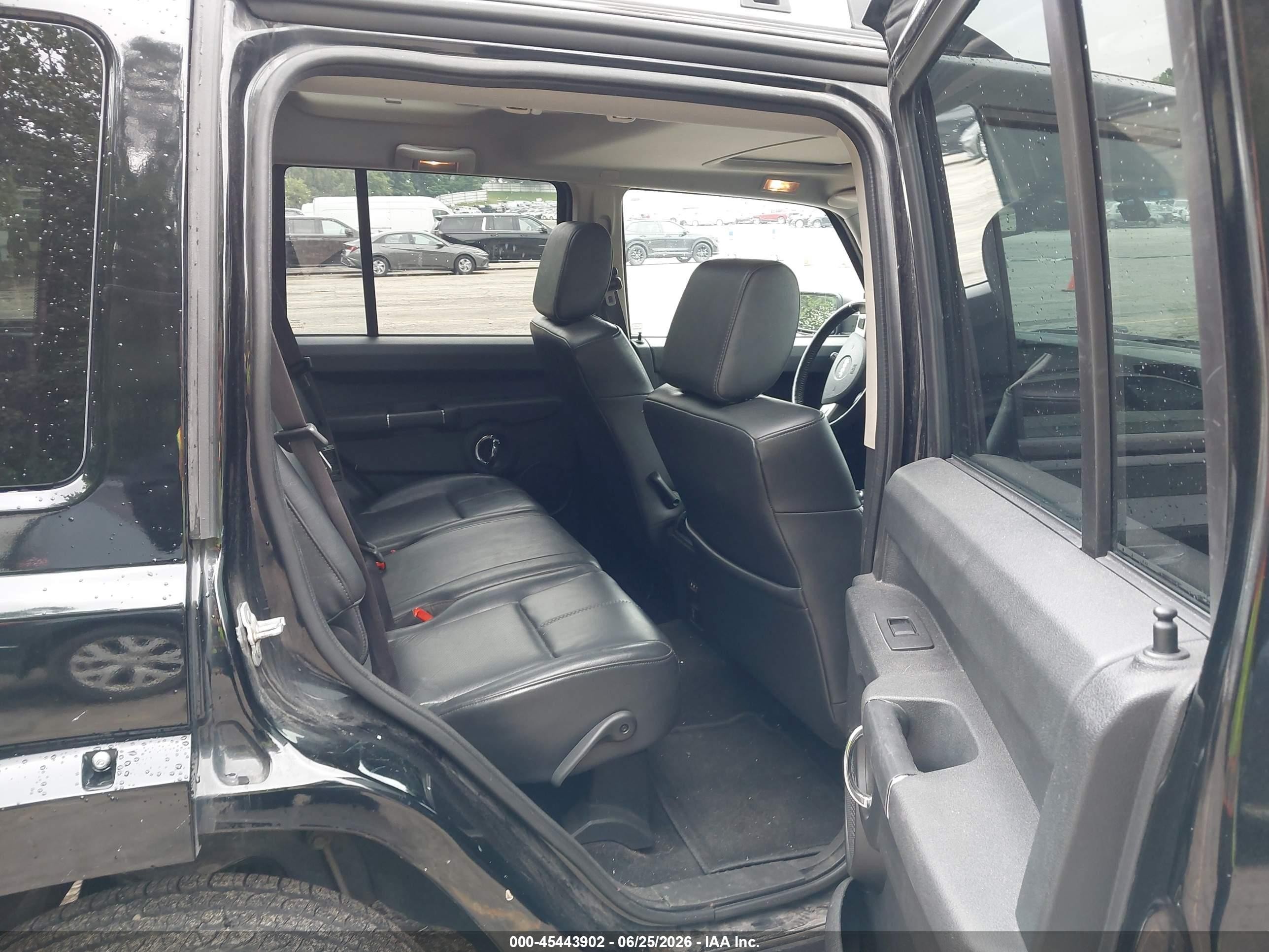 2008 Jeep Commander Limited Black vin: 1J8HG58298C110789