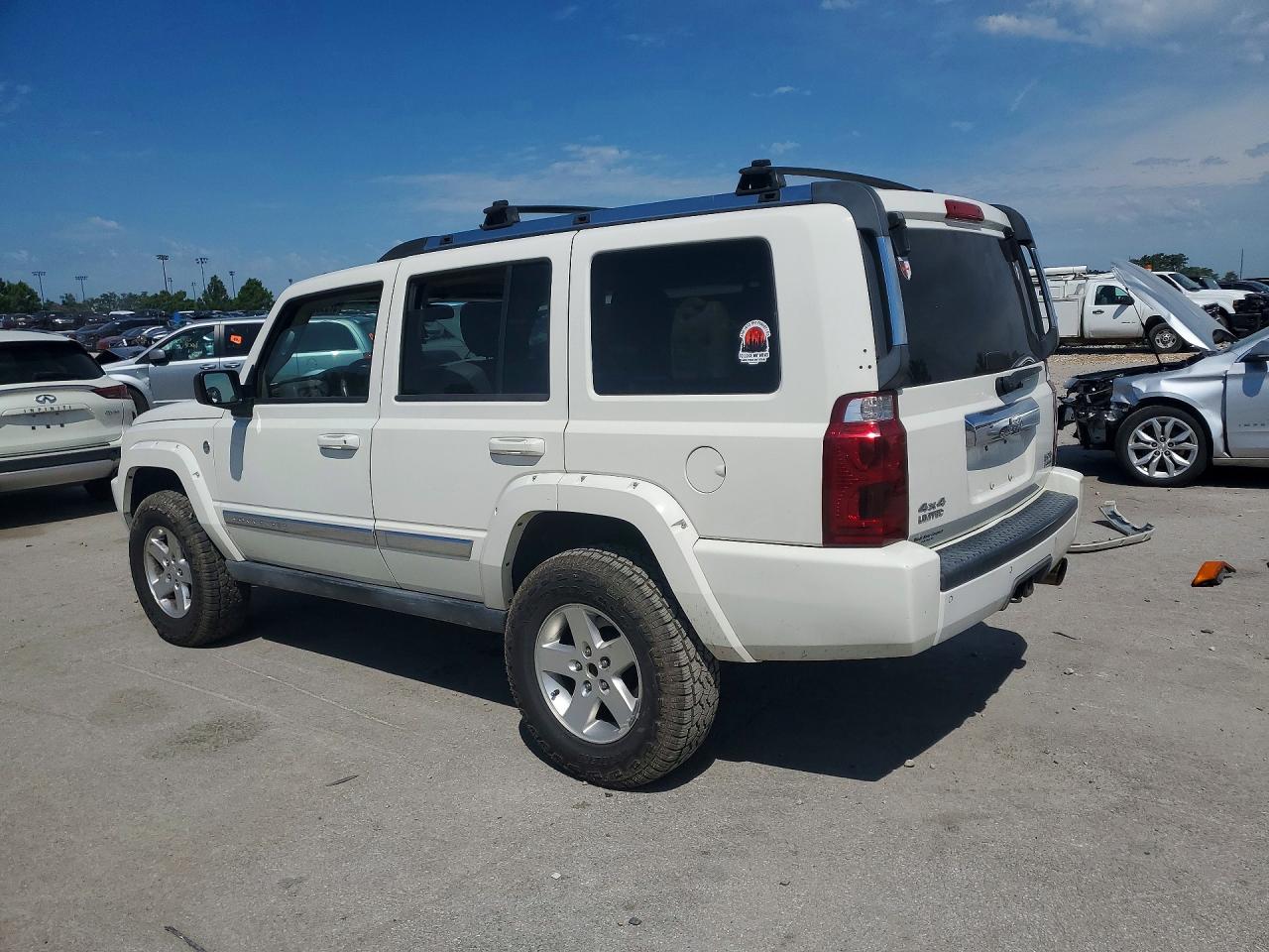 2006 Jeep Commander Limited White vin: 1J8HG582X6C123774