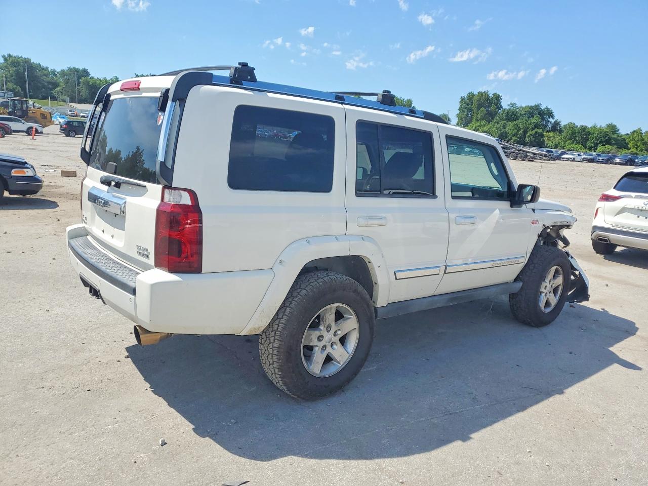 2006 Jeep Commander Limited White vin: 1J8HG582X6C123774