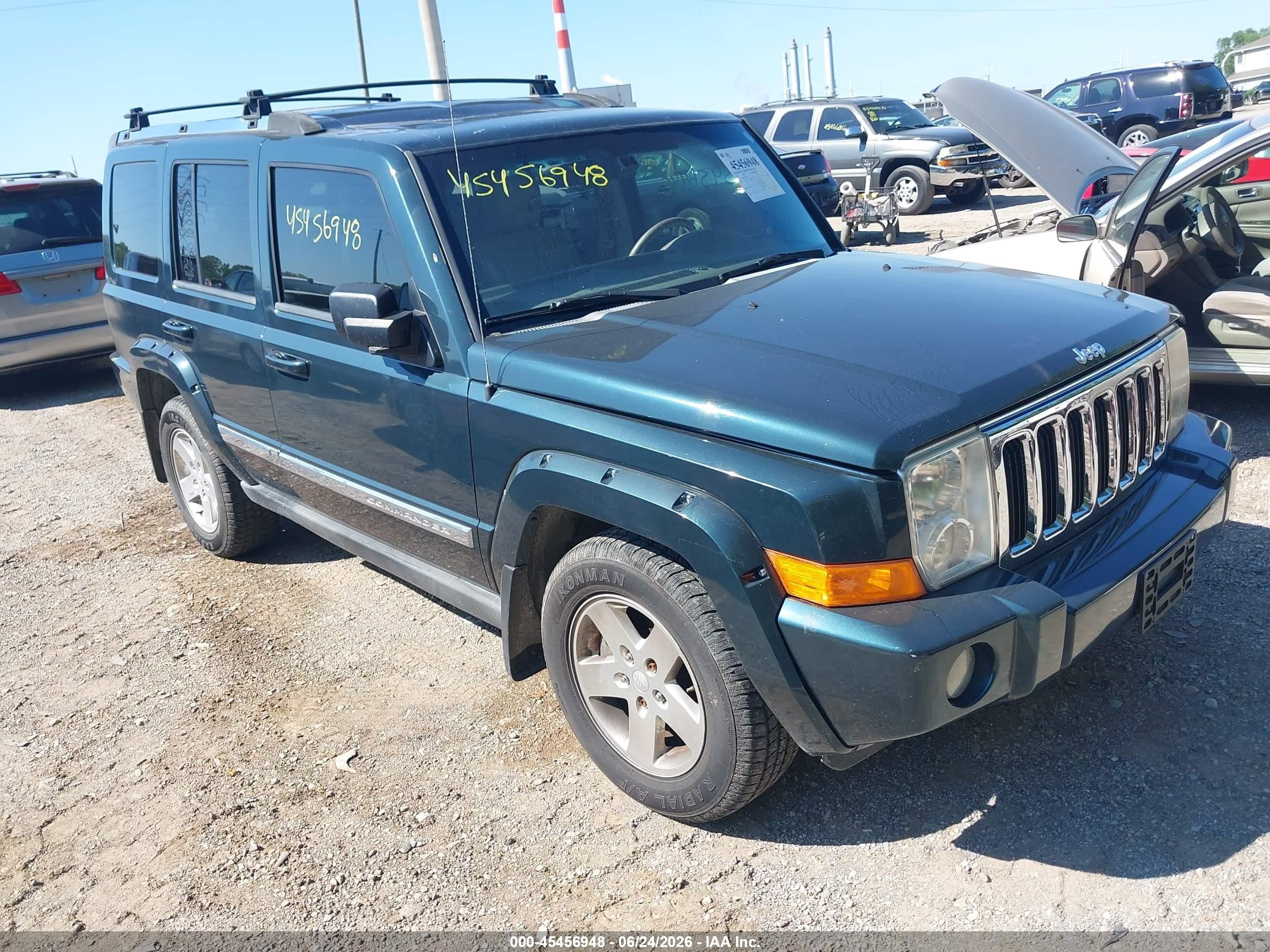 2006 Jeep Commander Limited Синий vin: 1J8HG58N06C106475