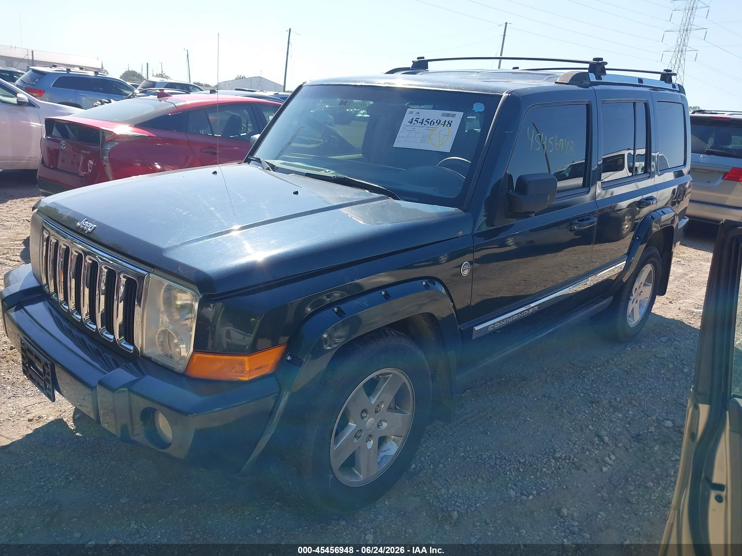 2006 Jeep Commander Limited Синий vin: 1J8HG58N06C106475
