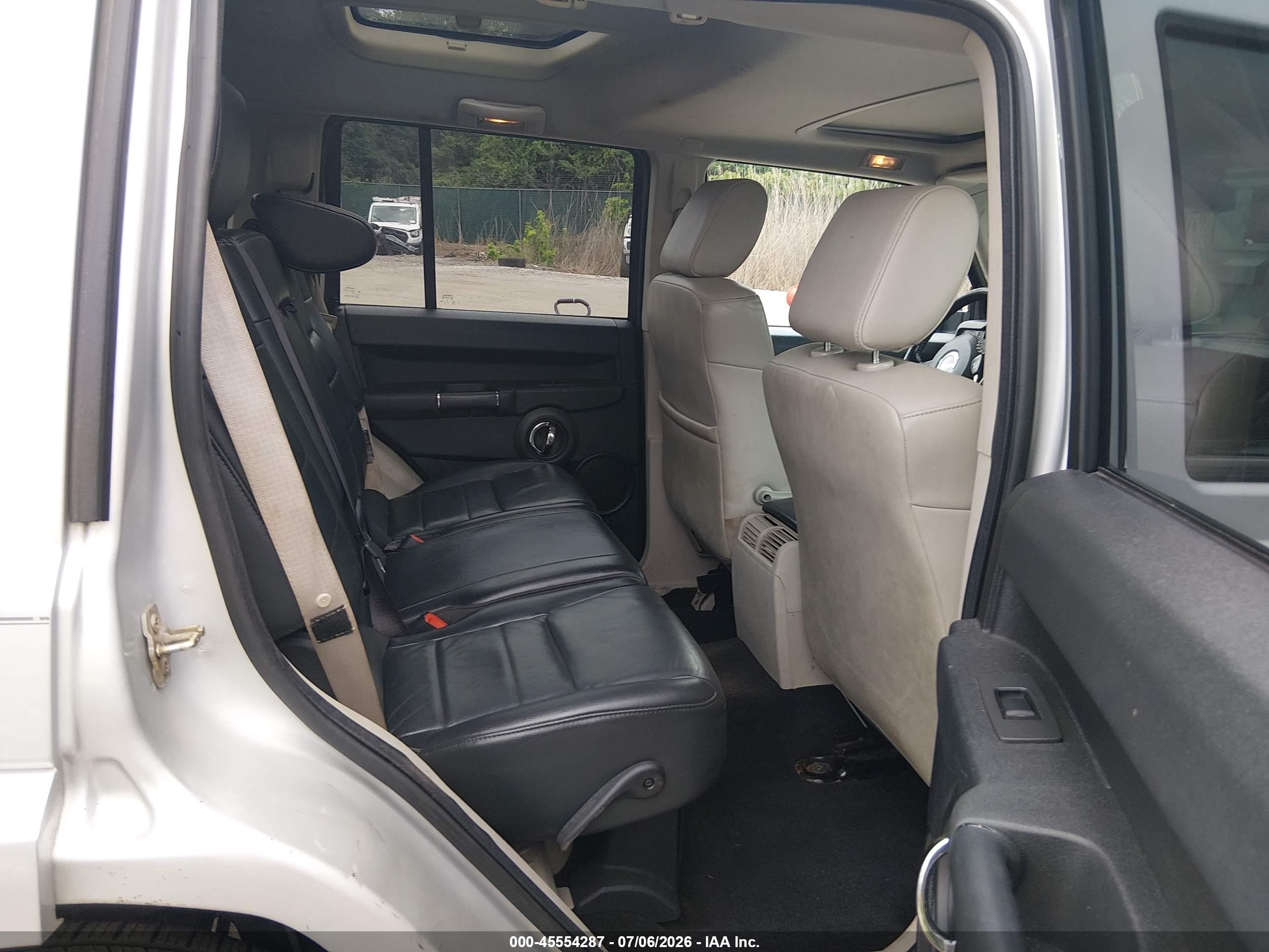2006 Jeep Commander Limited Silver vin: 1J8HG58N66C189538