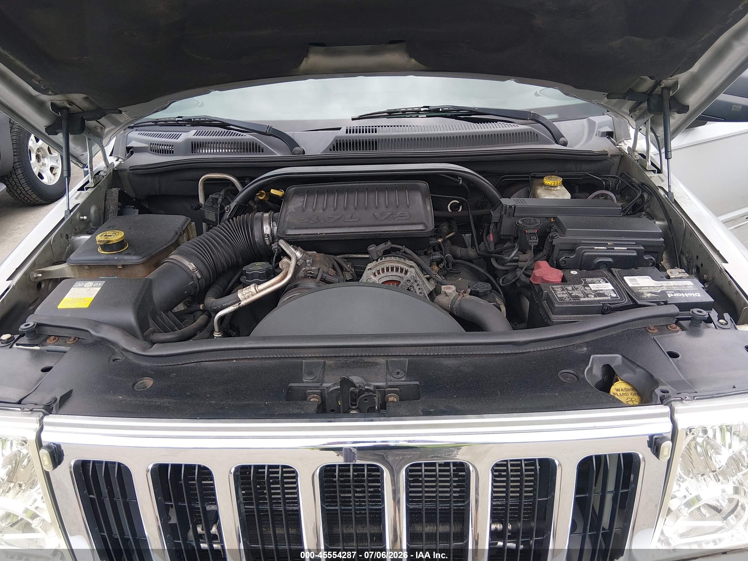 2006 Jeep Commander Limited Silver vin: 1J8HG58N66C189538