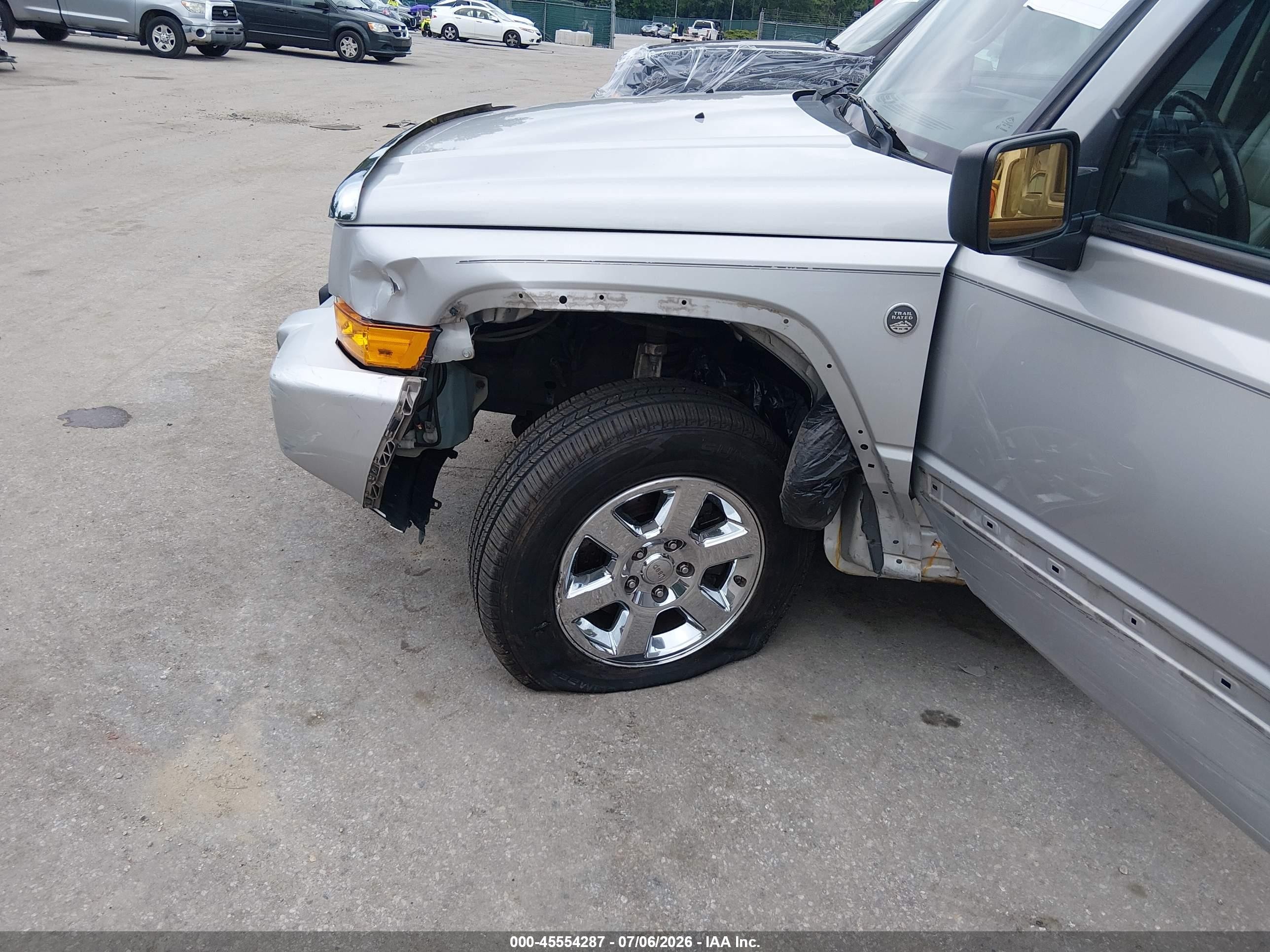 2006 Jeep Commander Limited Silver vin: 1J8HG58N66C189538