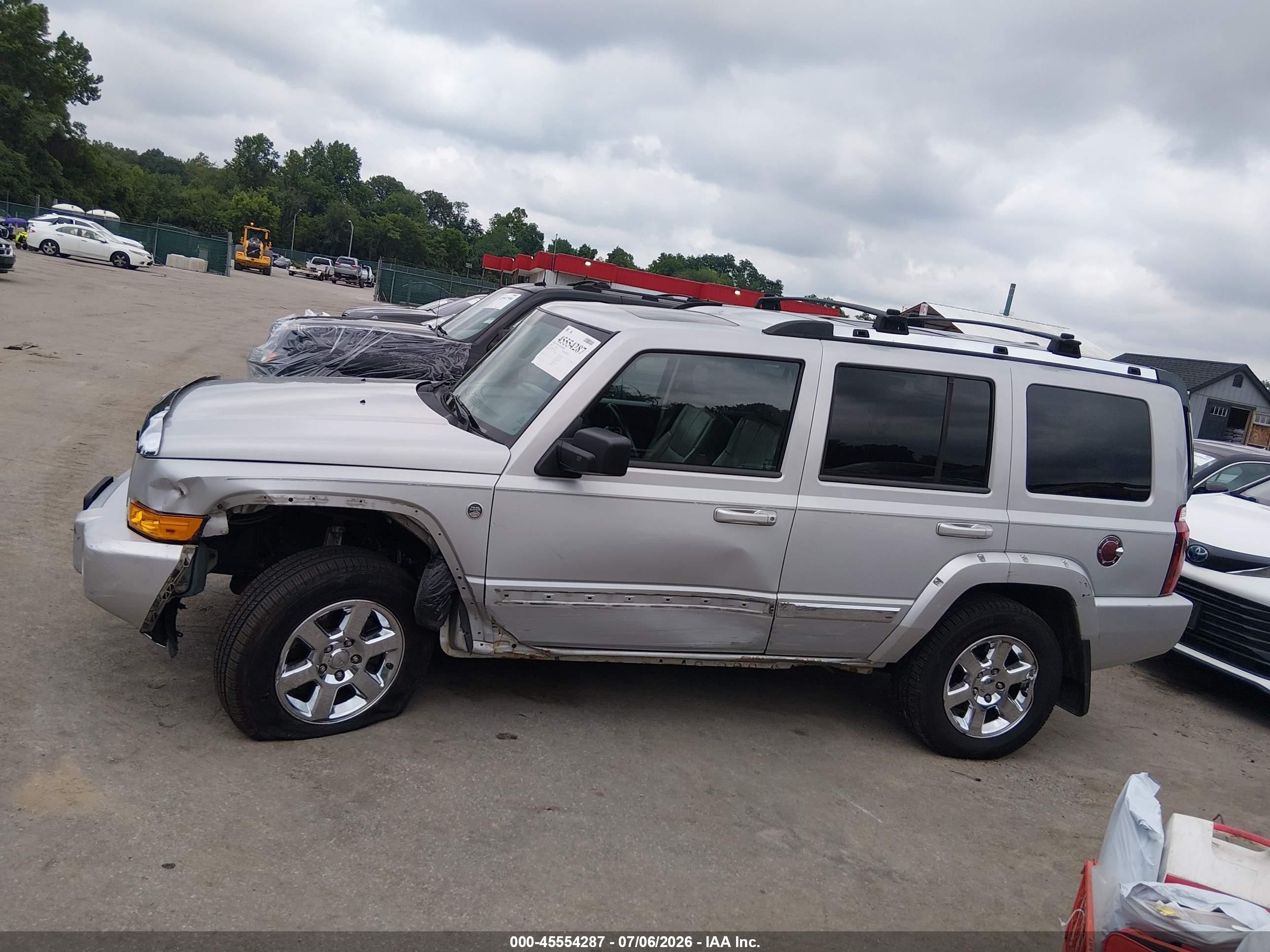2006 Jeep Commander Limited Silver vin: 1J8HG58N66C189538