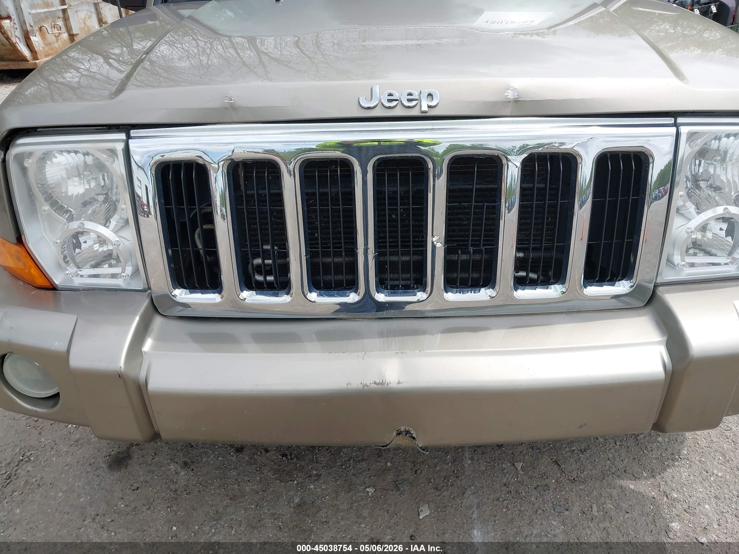 2006 Jeep Commander Limited Бежевый vin: 1J8HG58N96C242216