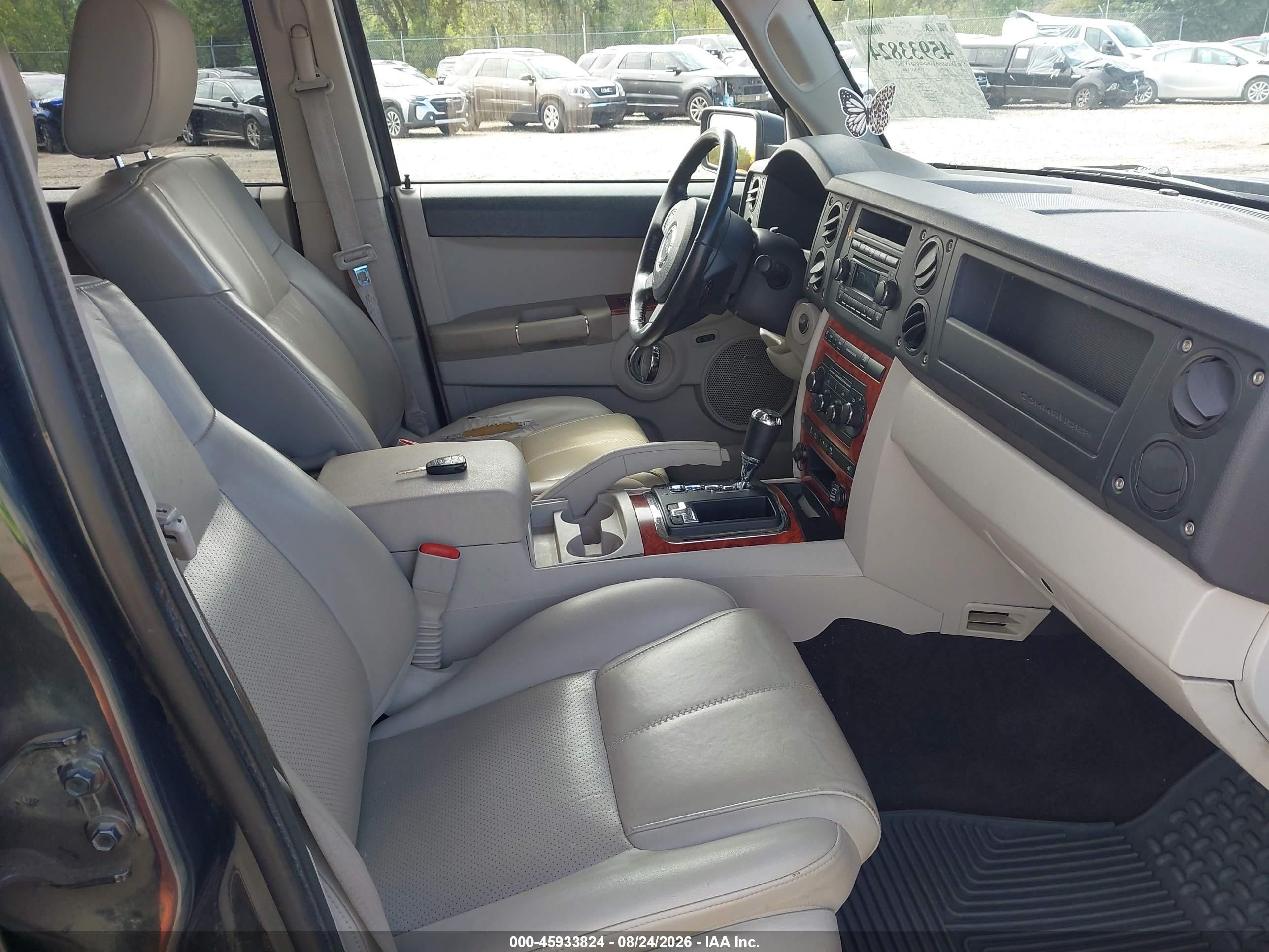 2007 Jeep Commander Limited Синий vin: 1J8HG58P27C635655