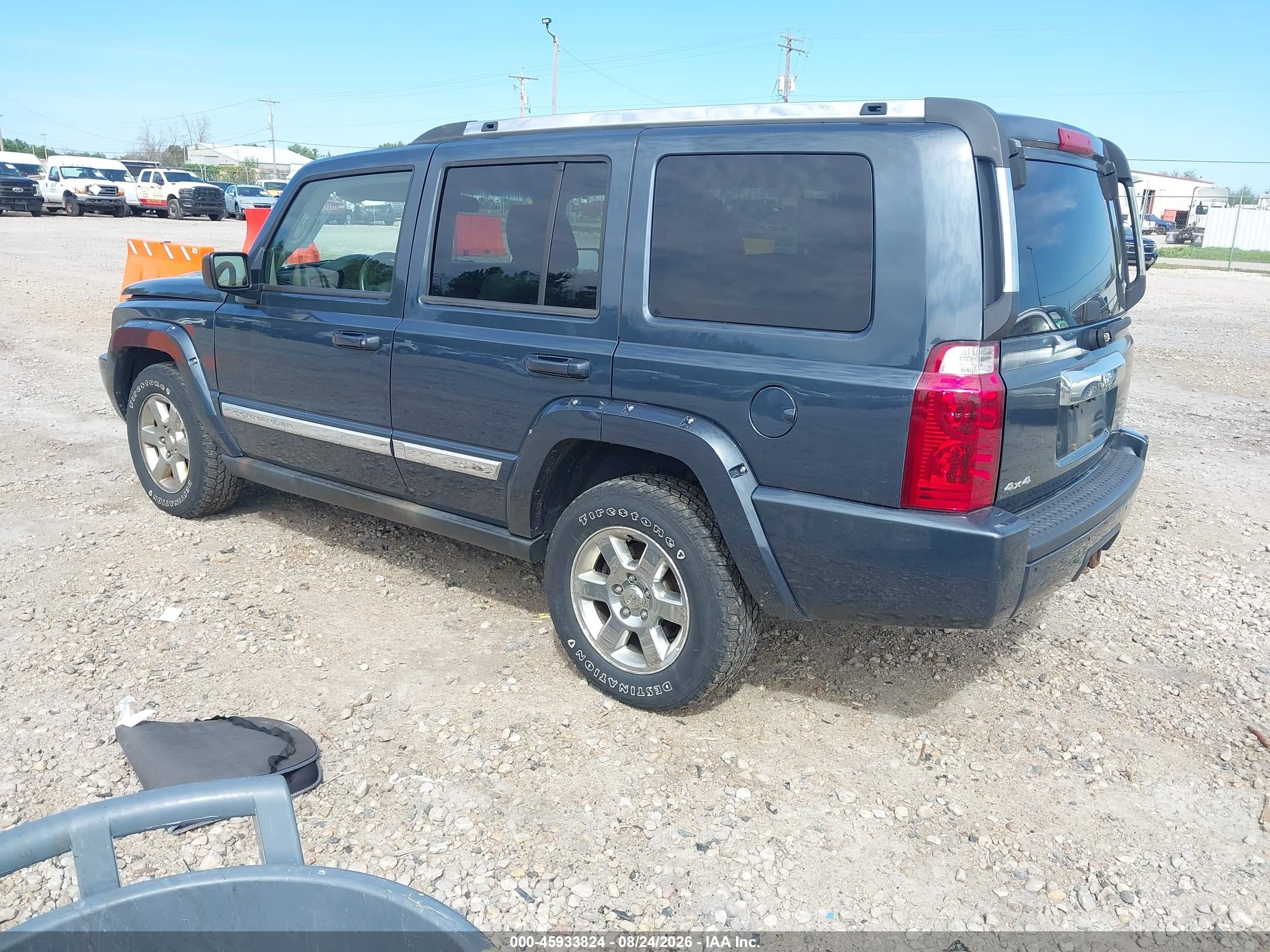 2007 Jeep Commander Limited Синий vin: 1J8HG58P27C635655
