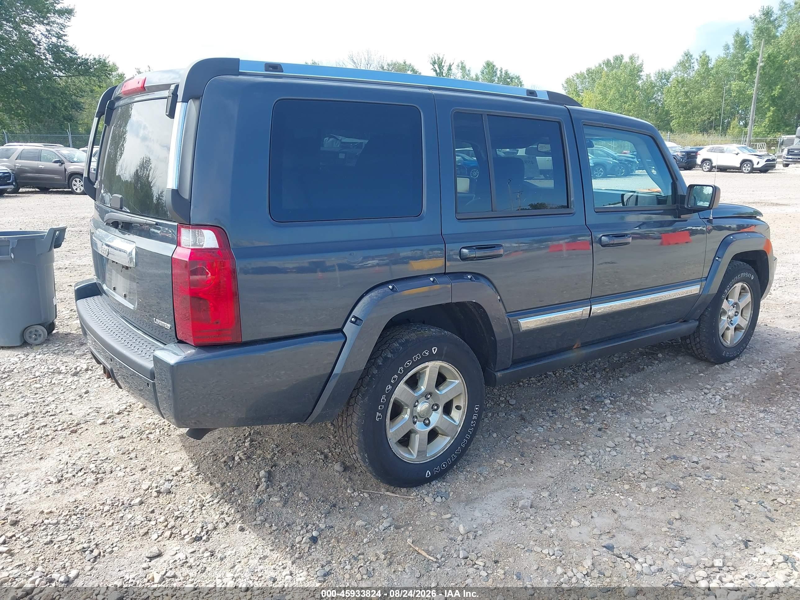 2007 Jeep Commander Limited Синий vin: 1J8HG58P27C635655