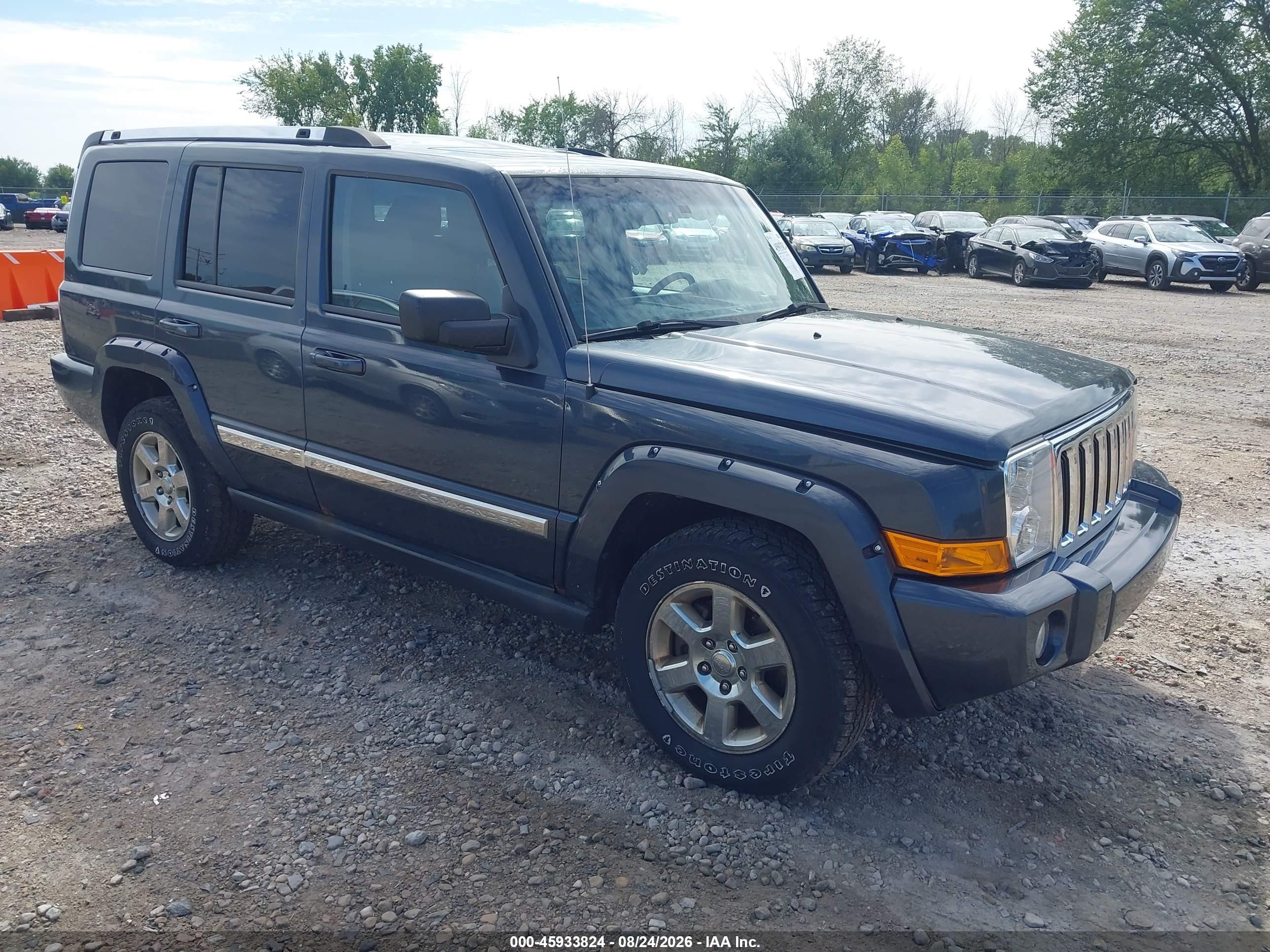 2007 Jeep Commander Limited Blue vin: 1J8HG58P27C635655