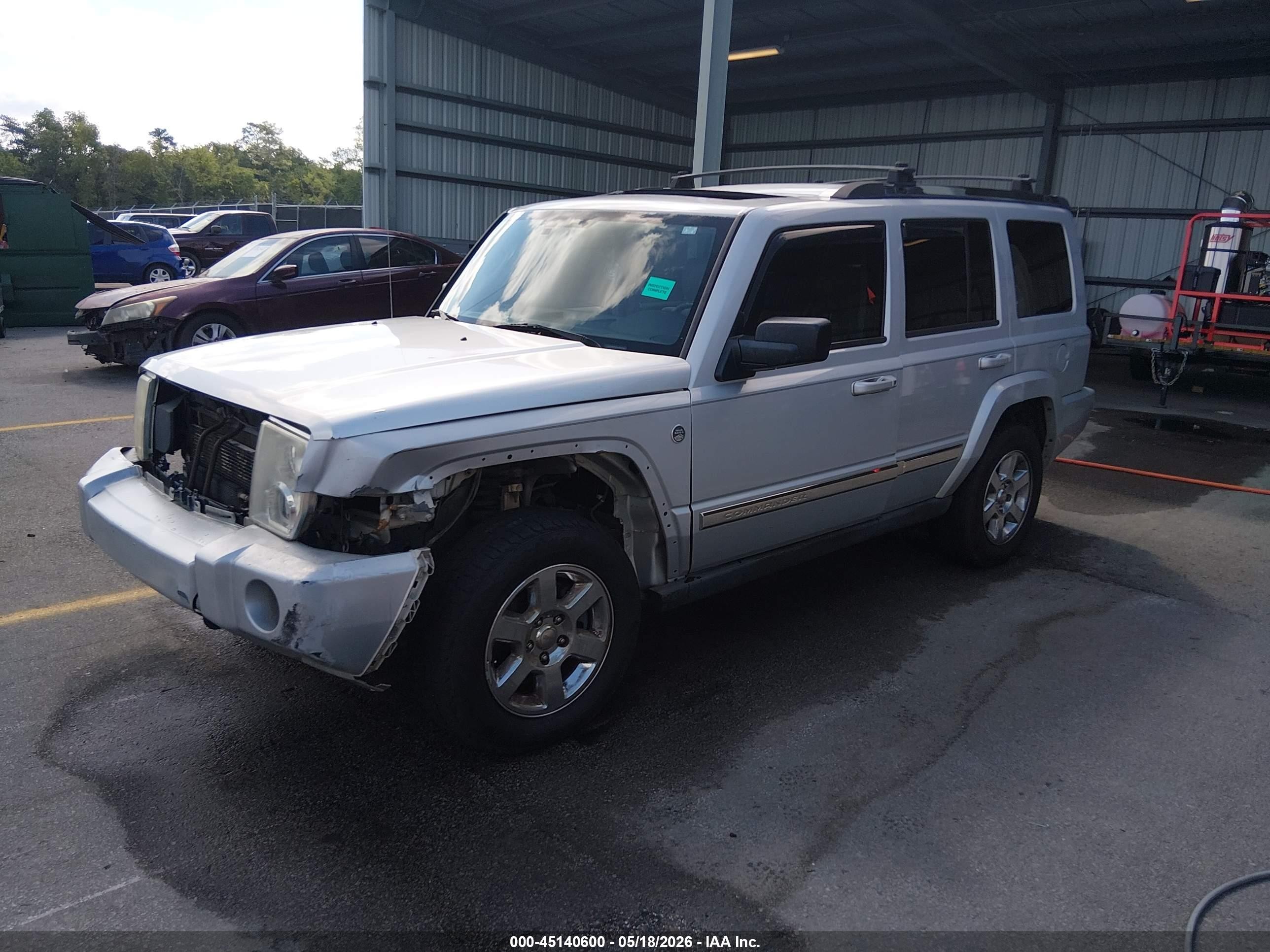 2007 Jeep Commander Limited Silver vin: 1J8HG58P87C595842