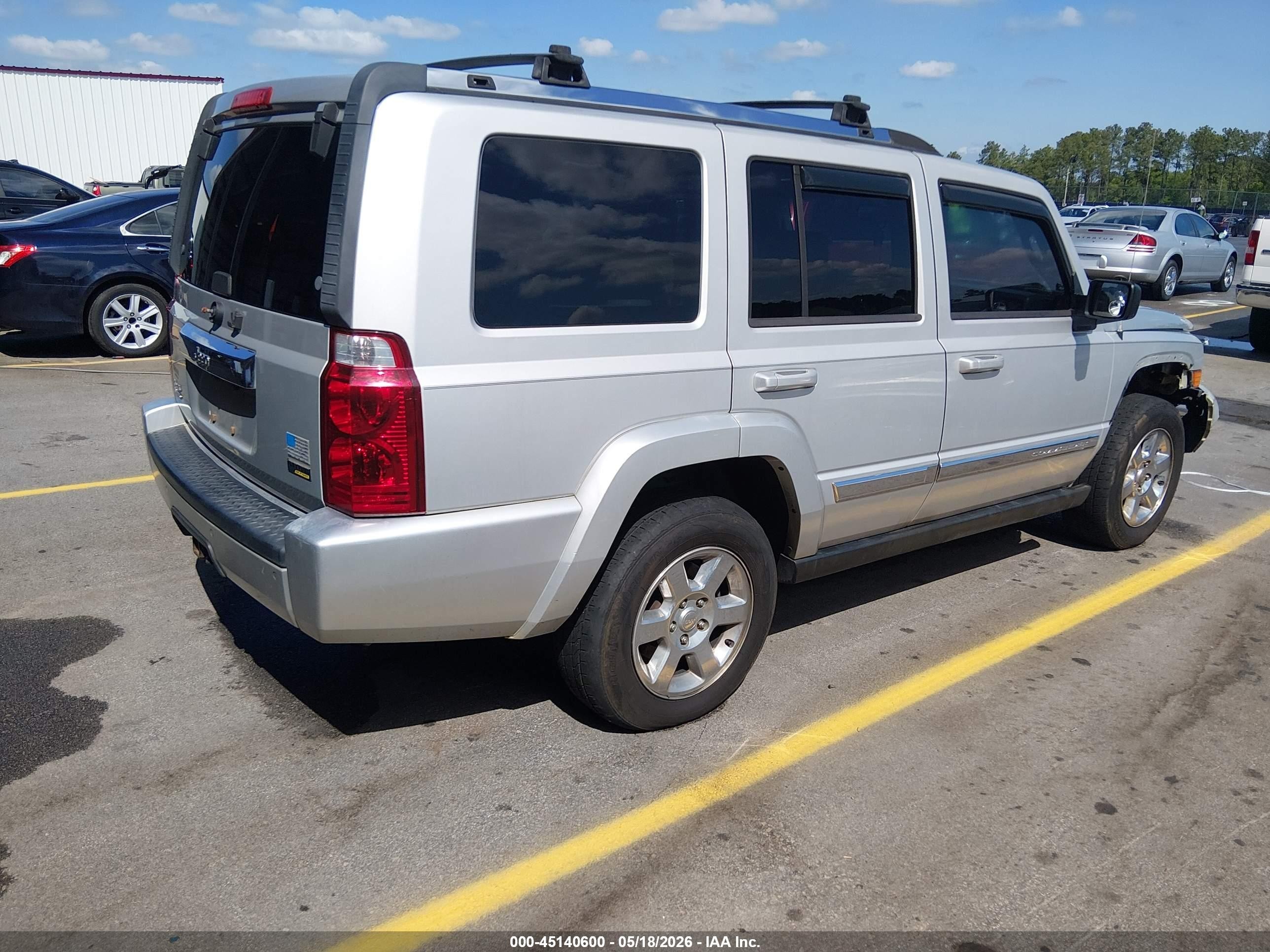2007 Jeep Commander Limited Silver vin: 1J8HG58P87C595842