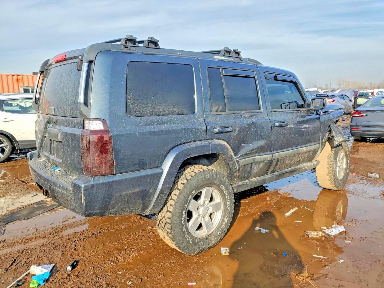 2008 Jeep Commander Sport Серый vin: 1J8HH48K08C144983