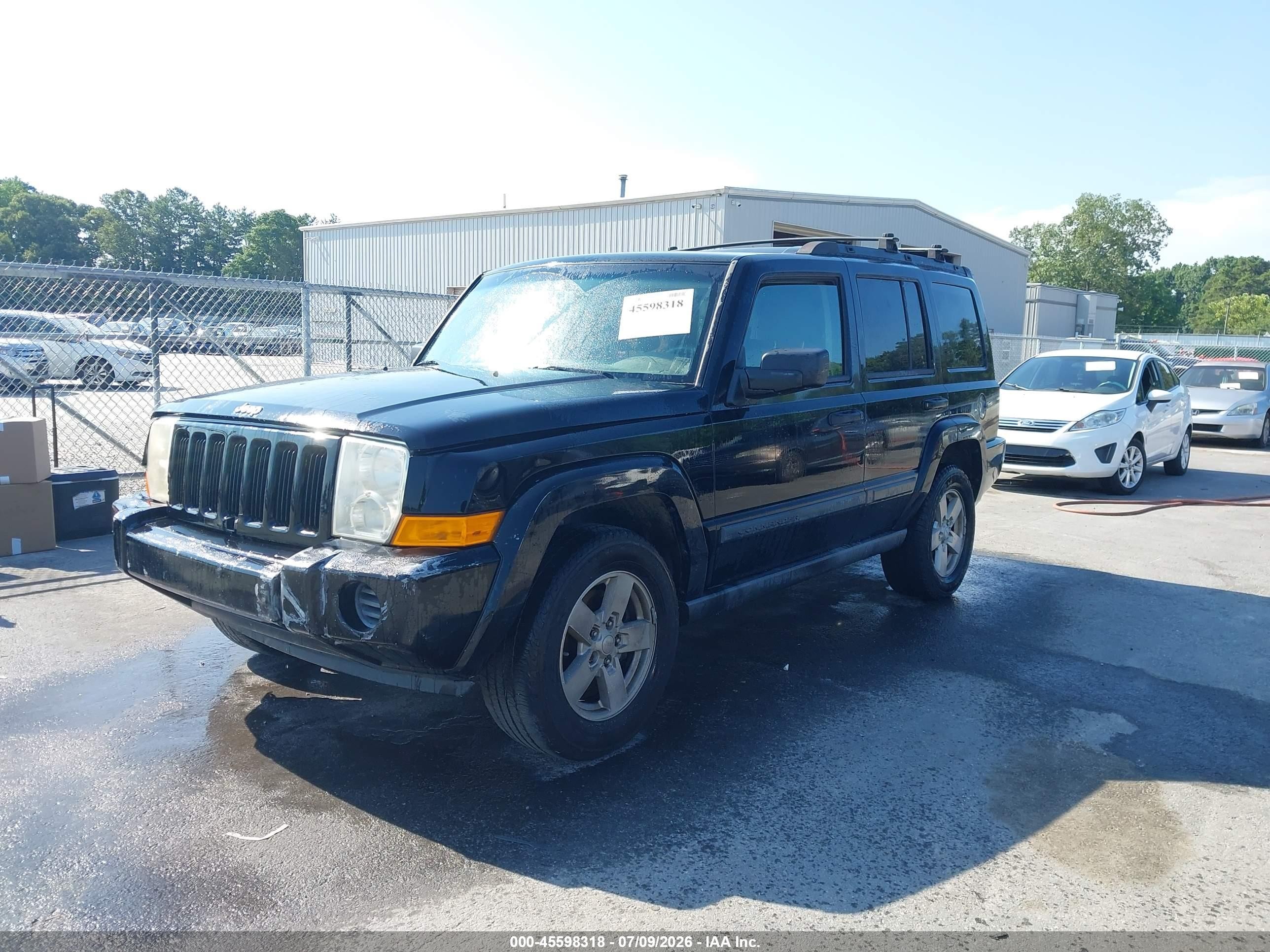 2006 Jeep Commander   Black vin: 1J8HH48K36C280425