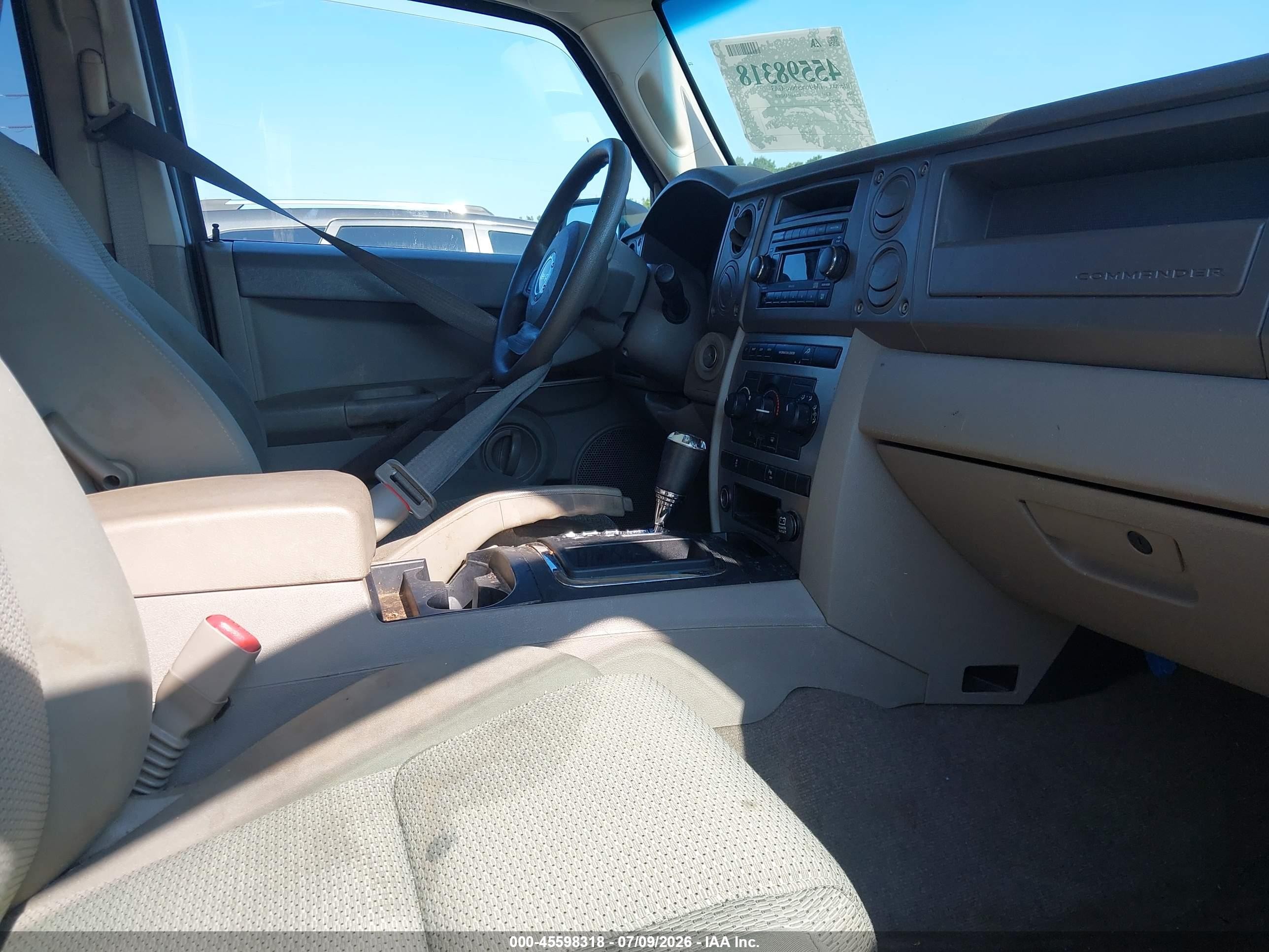 2006 Jeep Commander   Black vin: 1J8HH48K36C280425
