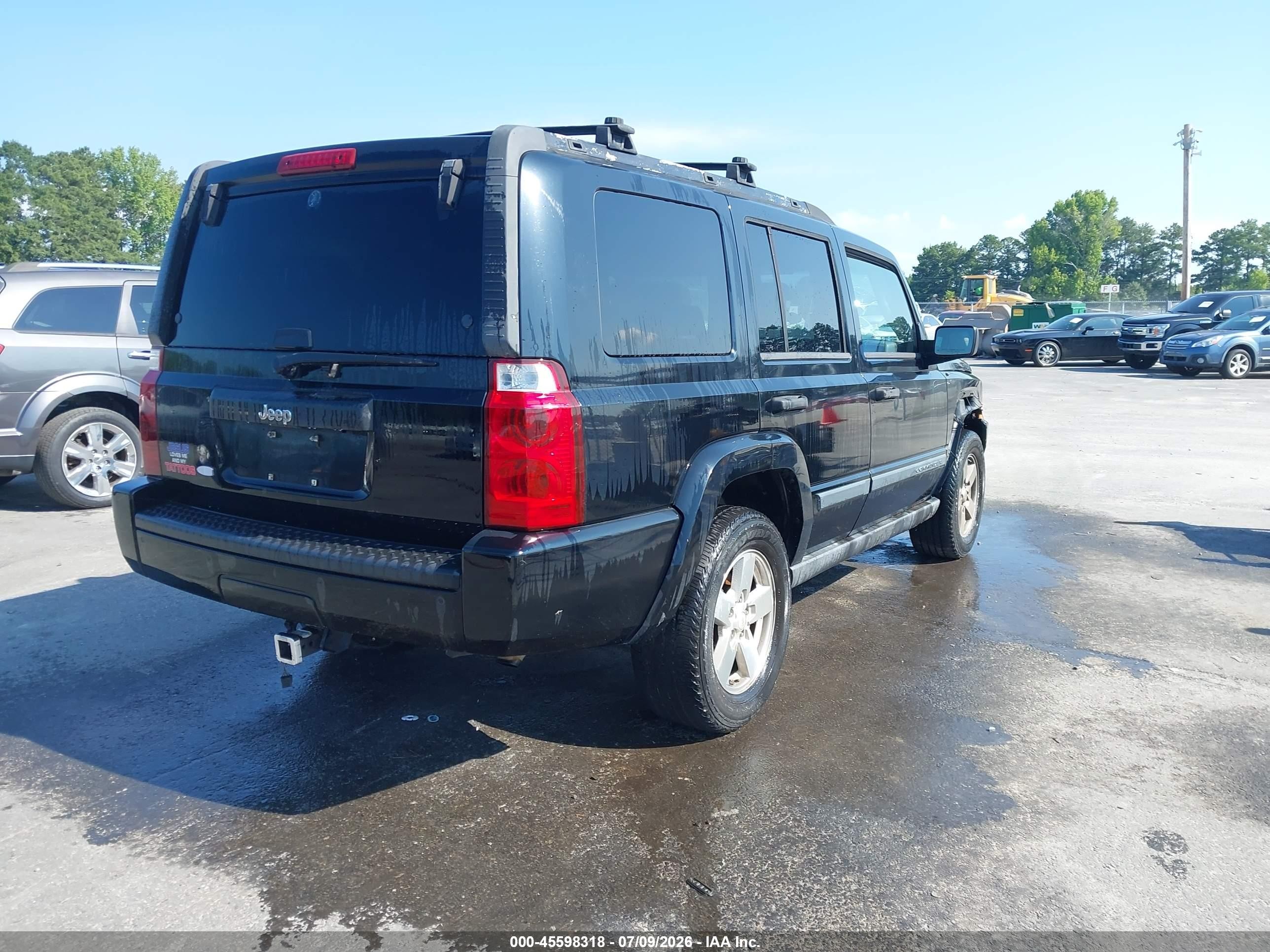 2006 Jeep Commander   Black vin: 1J8HH48K36C280425