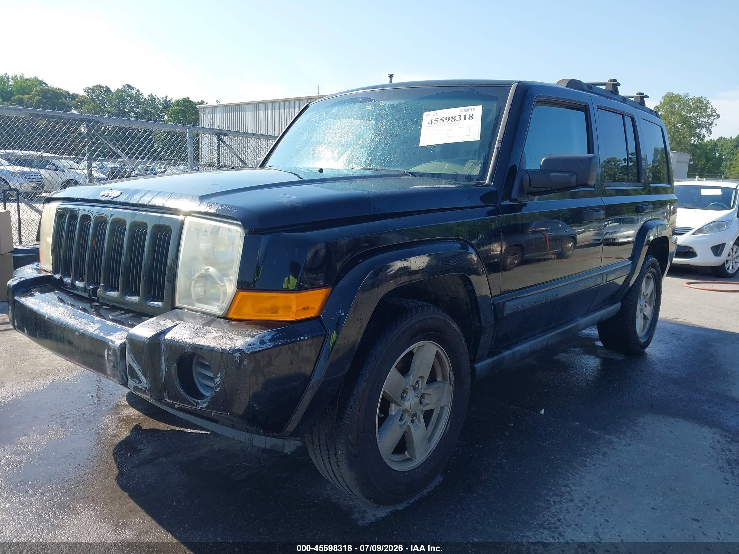 2006 Jeep Commander   Black vin: 1J8HH48K36C280425