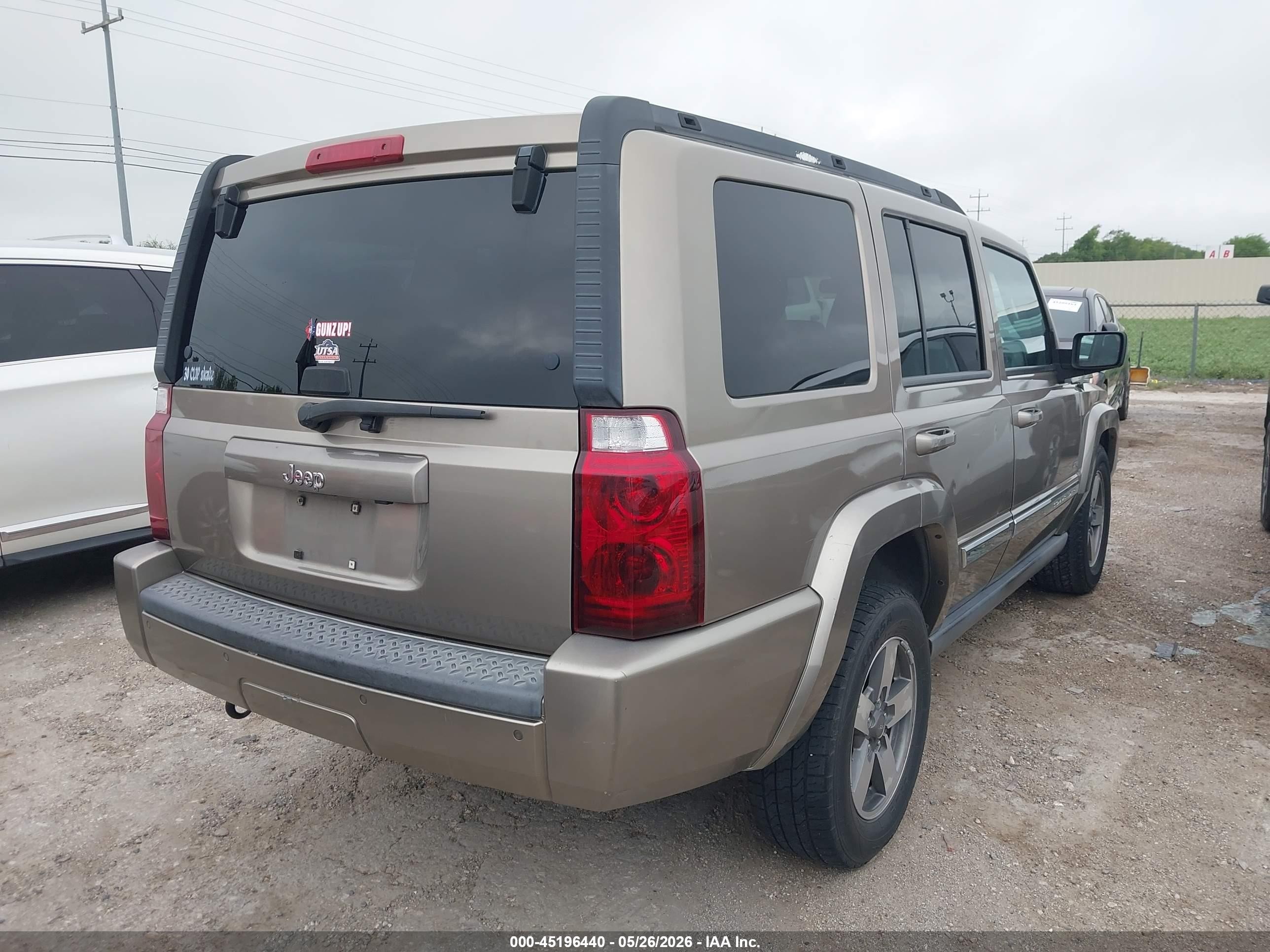 2006 Jeep Commander   Tan vin: 1J8HH48K46C291997