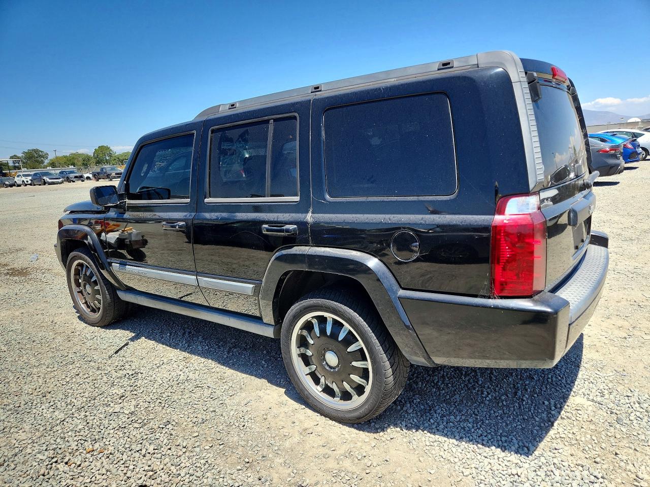 2007 Jeep Commander Black vin: 1J8HH48K47C587474