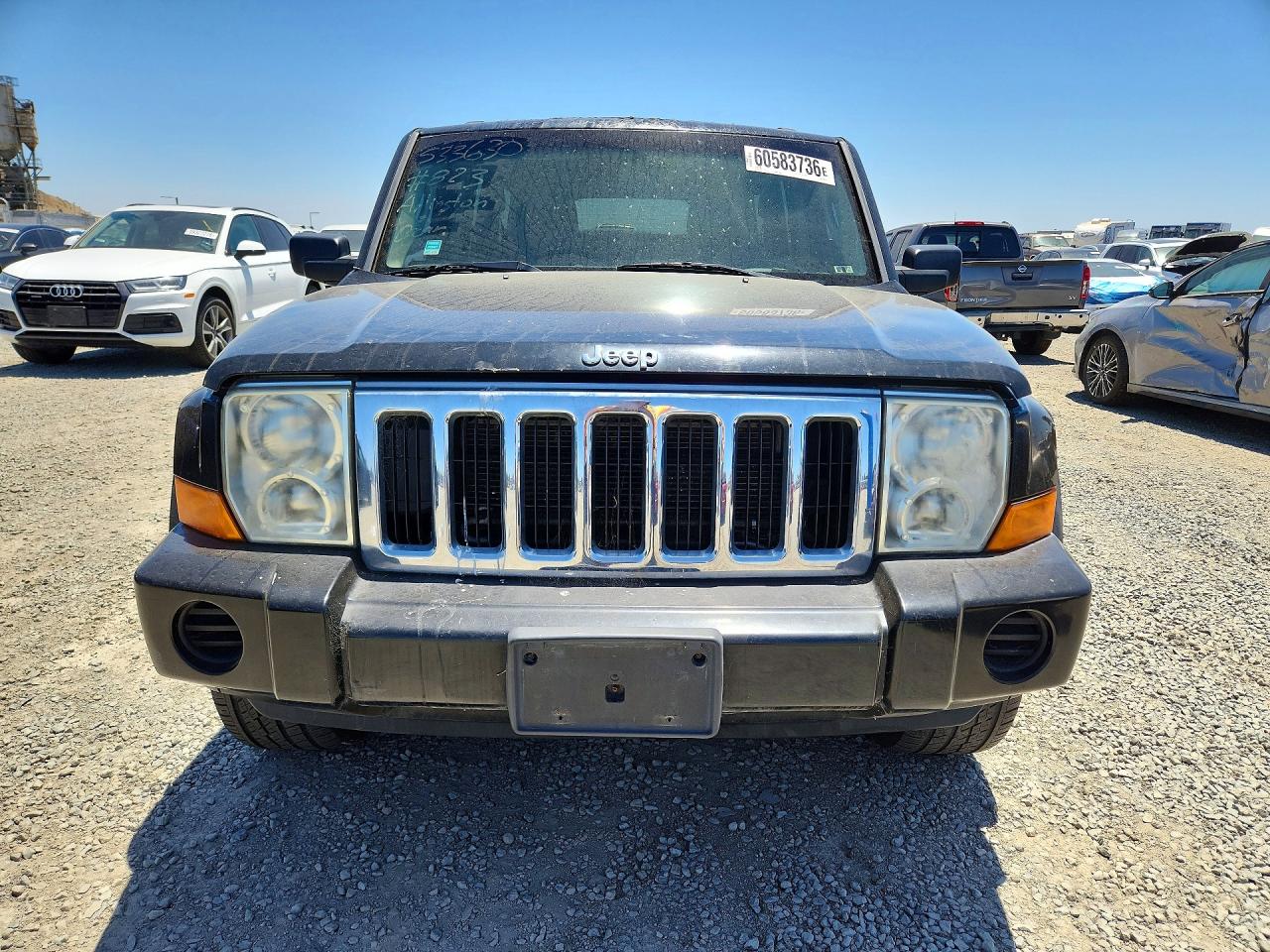 2007 Jeep Commander Black vin: 1J8HH48K47C587474