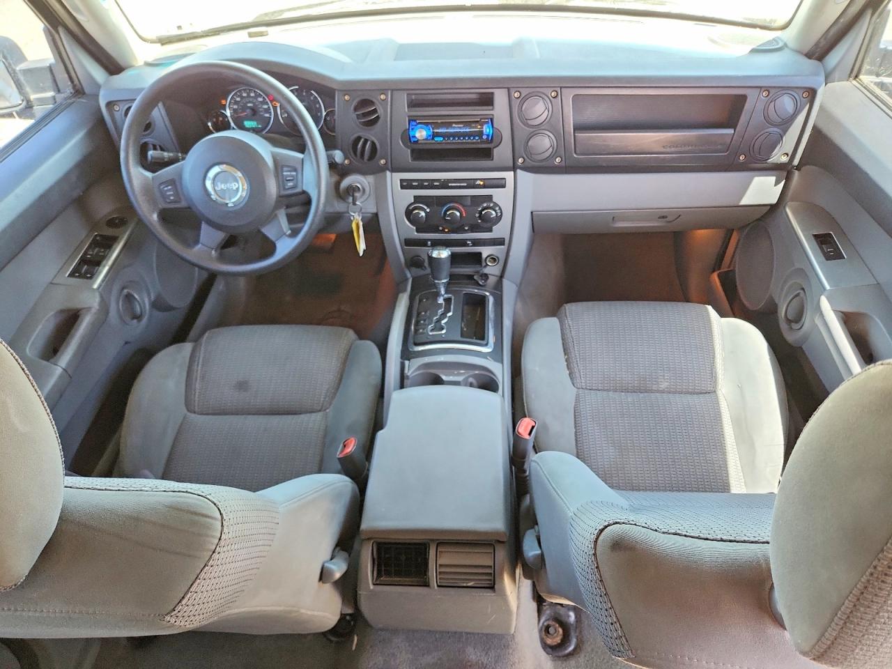 2007 Jeep Commander Black vin: 1J8HH48K47C587474