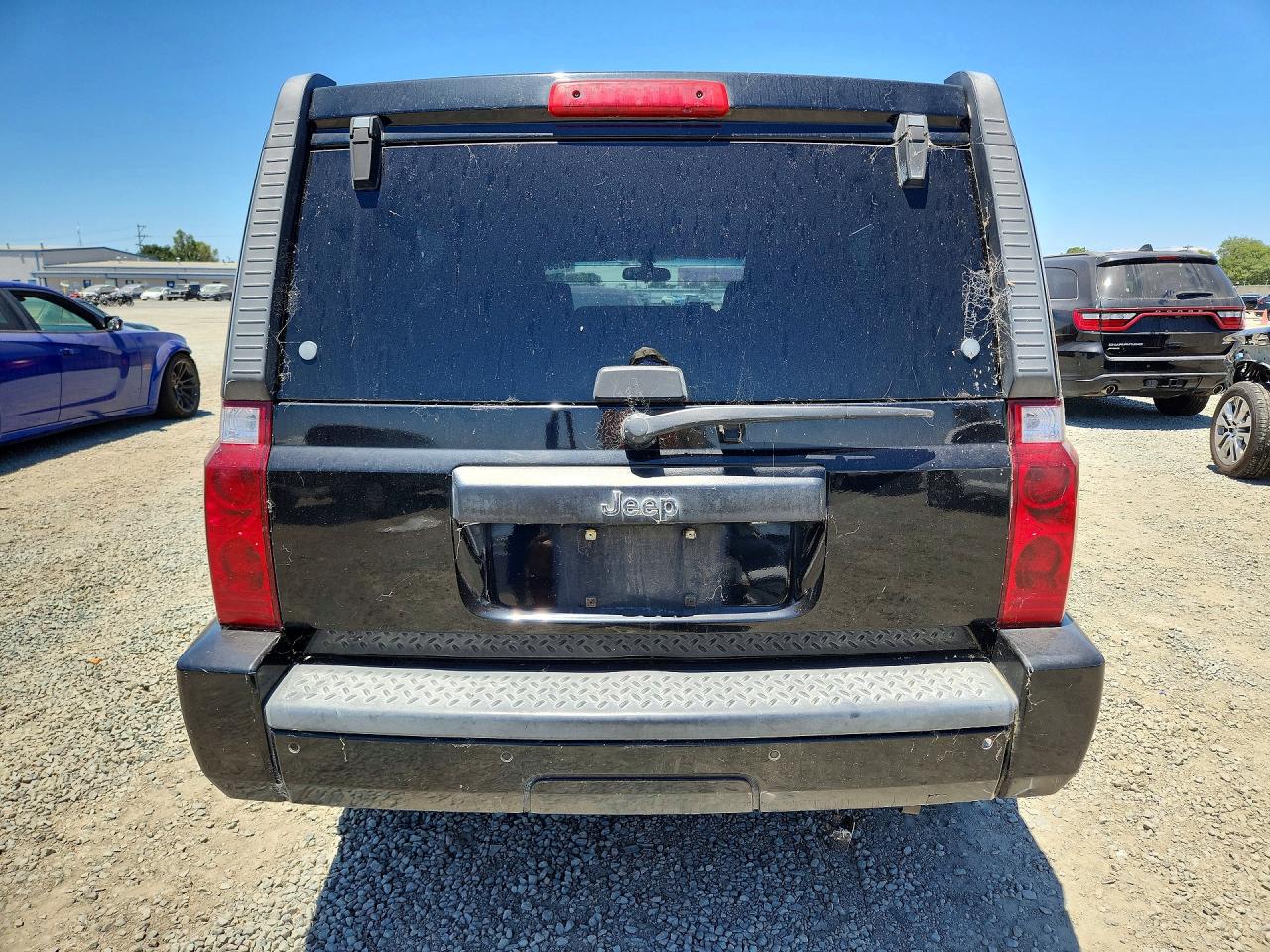 2007 Jeep Commander Black vin: 1J8HH48K47C587474