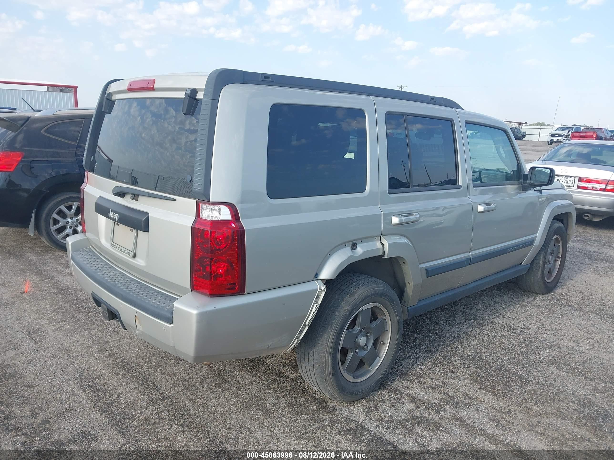 2008 Jeep Commander Sport Pewter vin: 1J8HH48K58C133333