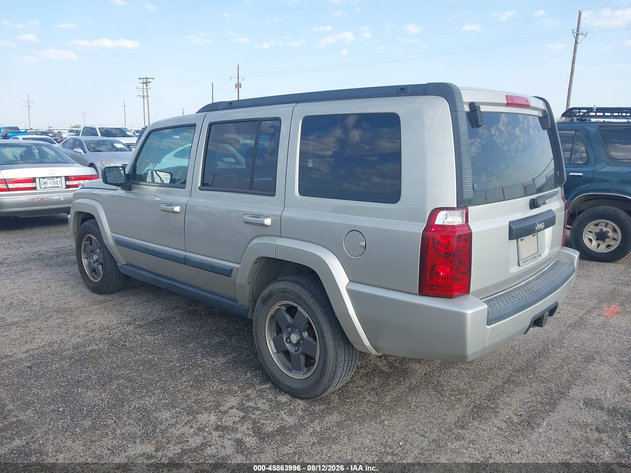 2008 Jeep Commander Sport Pewter vin: 1J8HH48K58C133333