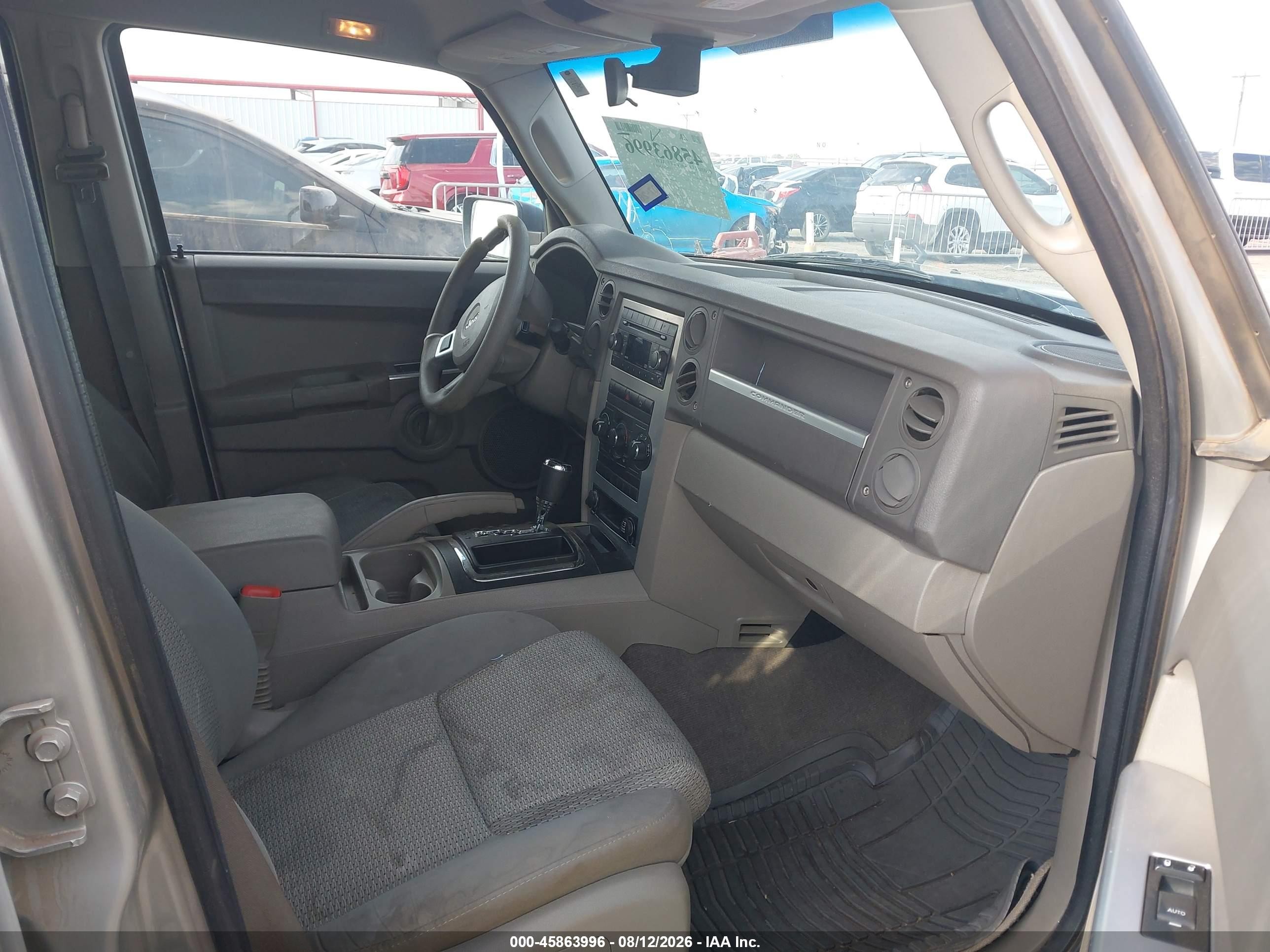 2008 Jeep Commander Sport Pewter vin: 1J8HH48K58C133333