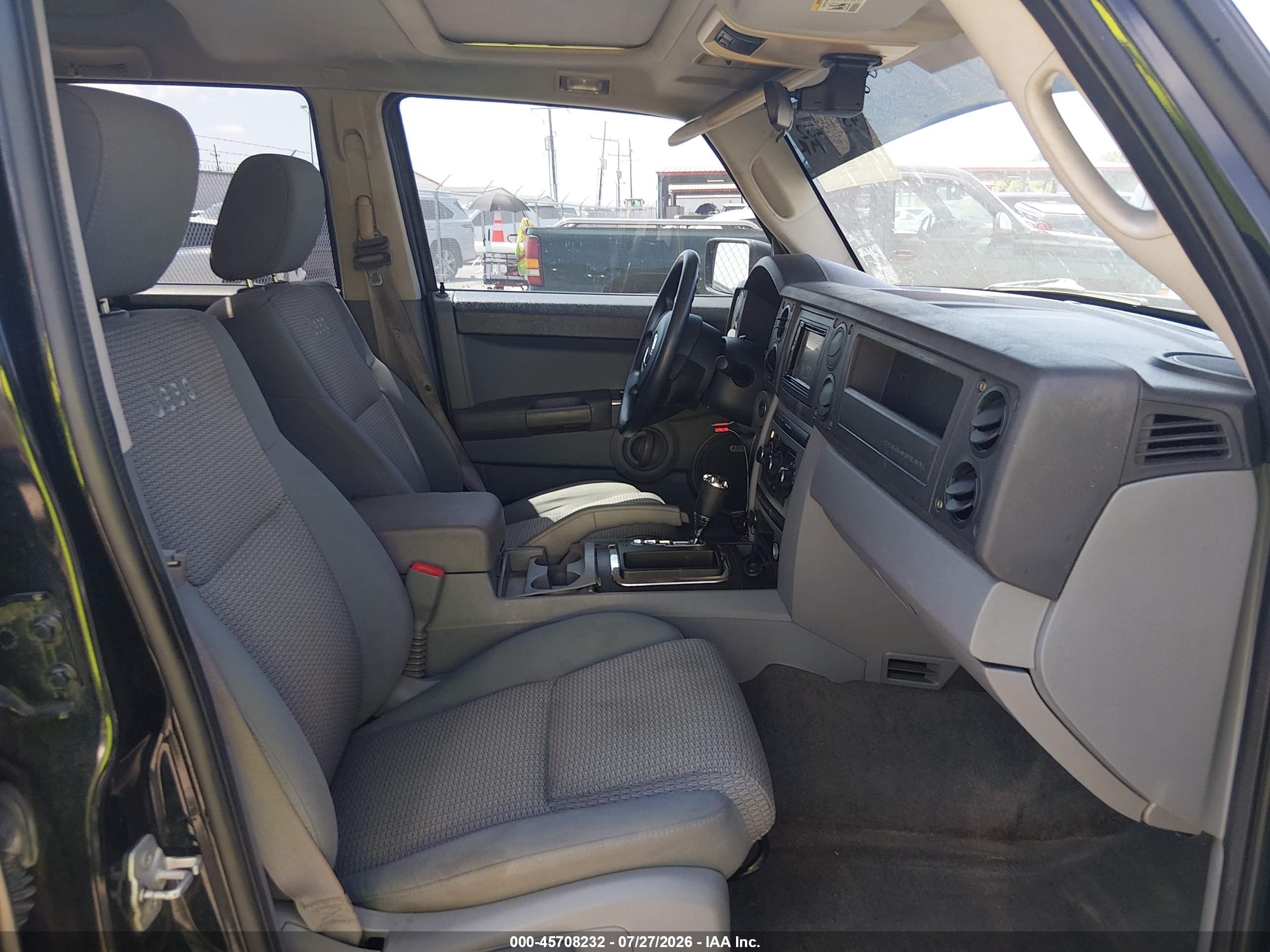 2007 Jeep Commander Sport Черный vin: 1J8HH48K77C699718