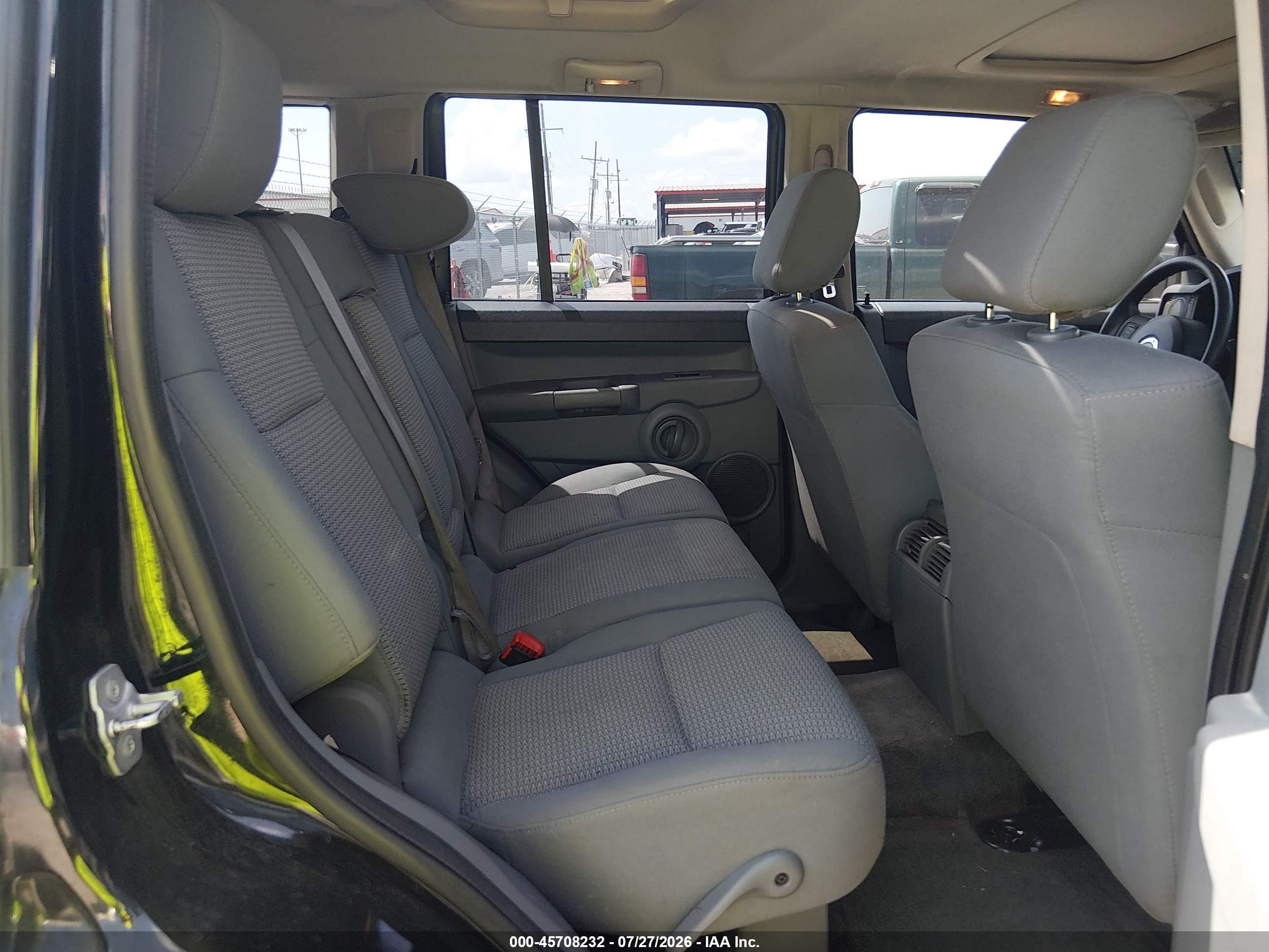 2007 Jeep Commander Sport Черный vin: 1J8HH48K77C699718