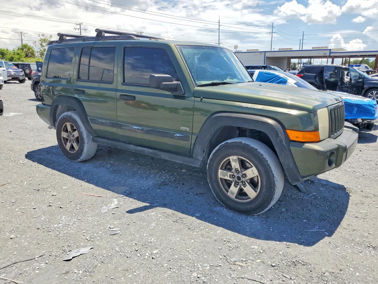 2006 Jeep Commander Green vin: 1J8HH48K86C346726