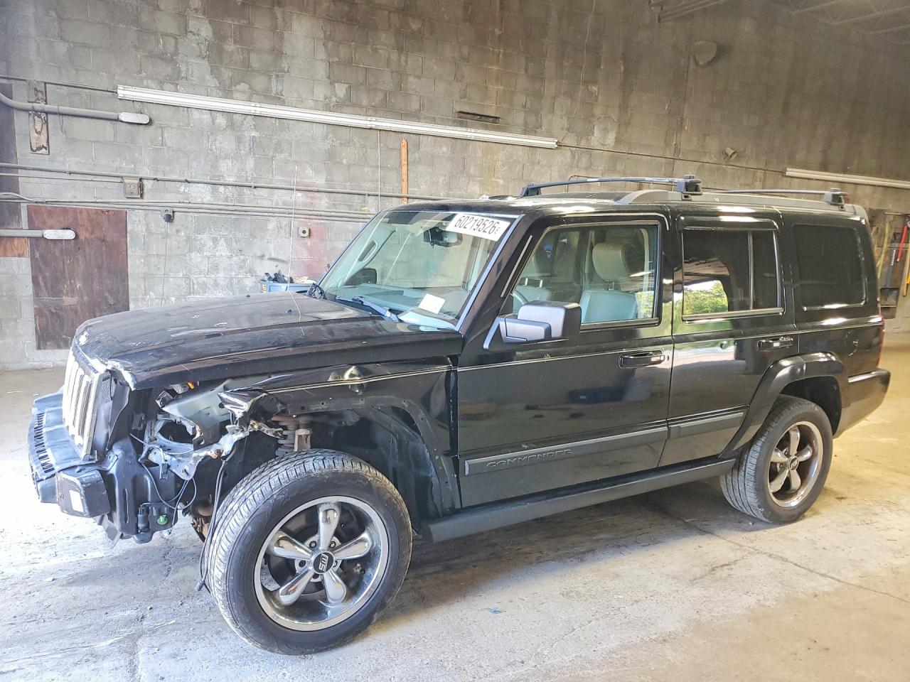 2008 Jeep Commander Sport Black vin: 1J8HH48K88C112041