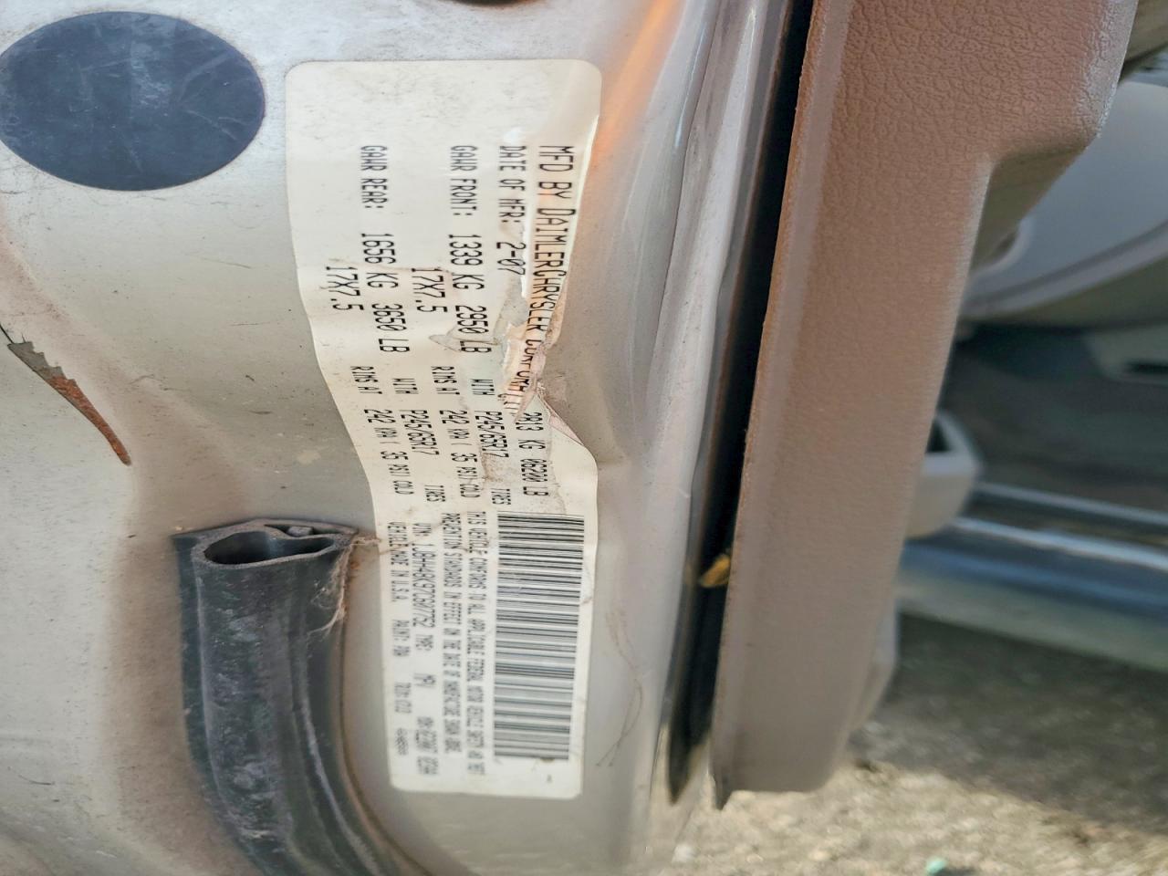 2007 Jeep Commander Gold vin: 1J8HH48K97C607752