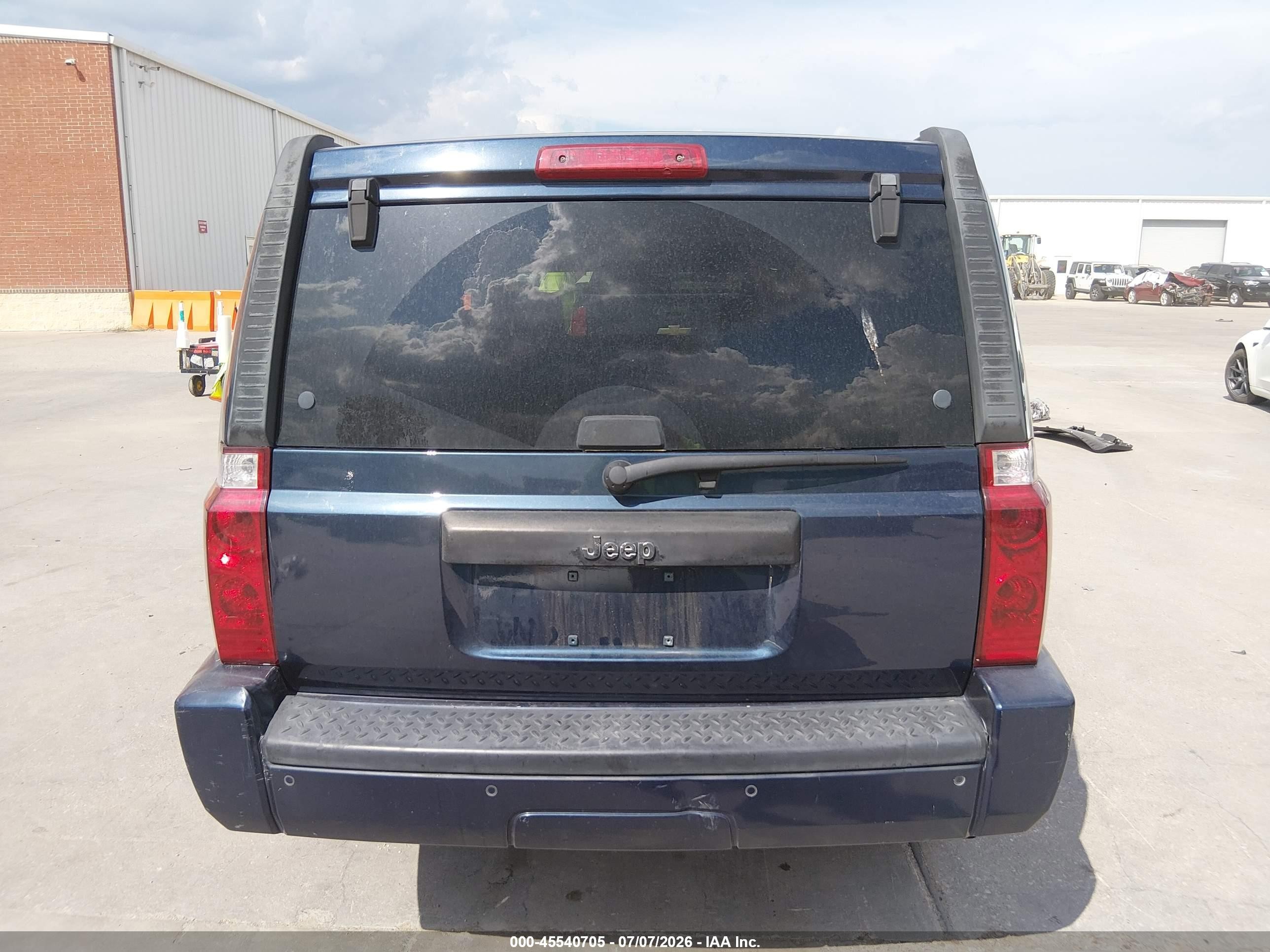 2006 Jeep Commander   Blue vin: 1J8HH48N36C215553