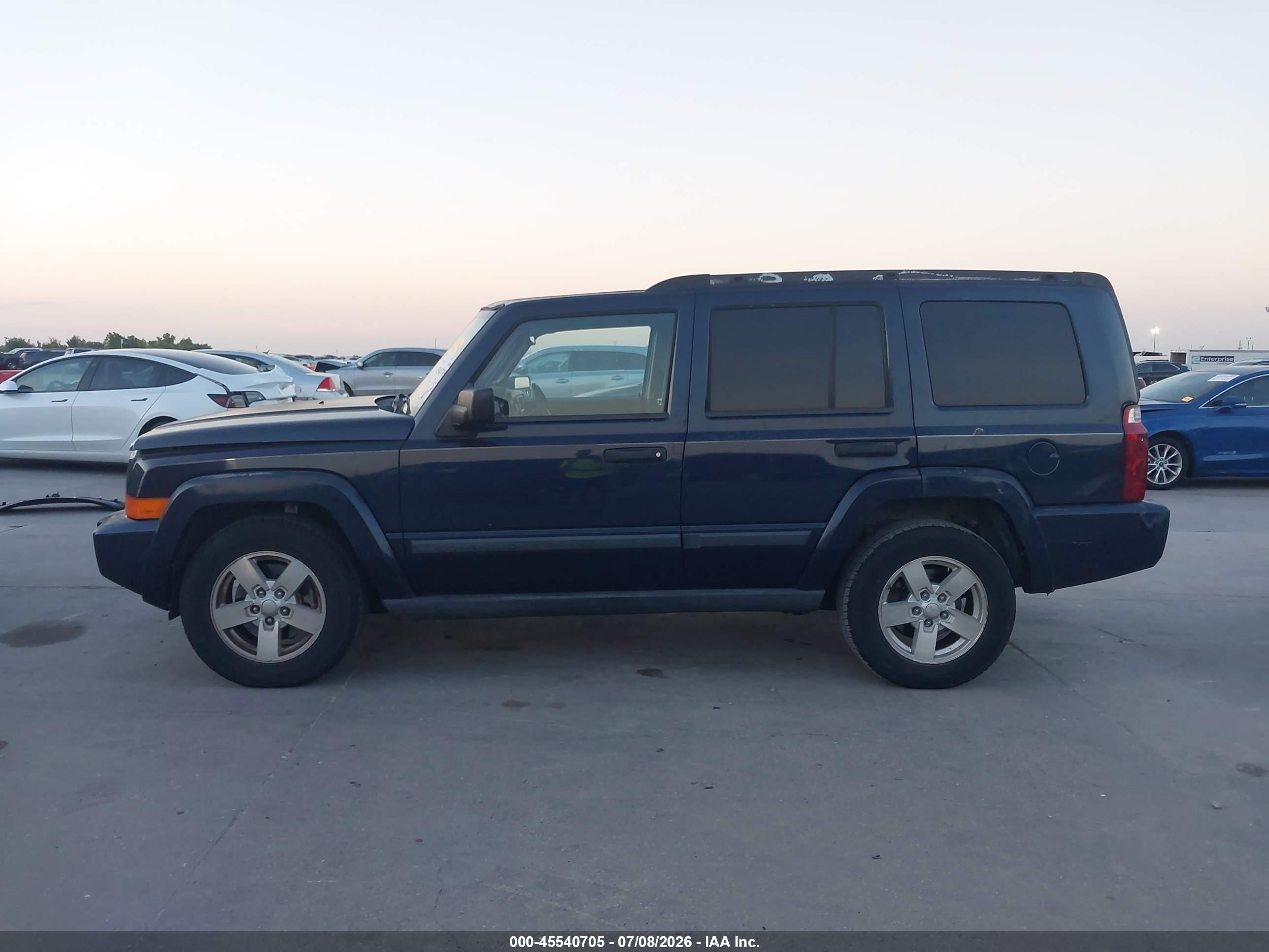 2006 Jeep Commander   Blue vin: 1J8HH48N36C215553